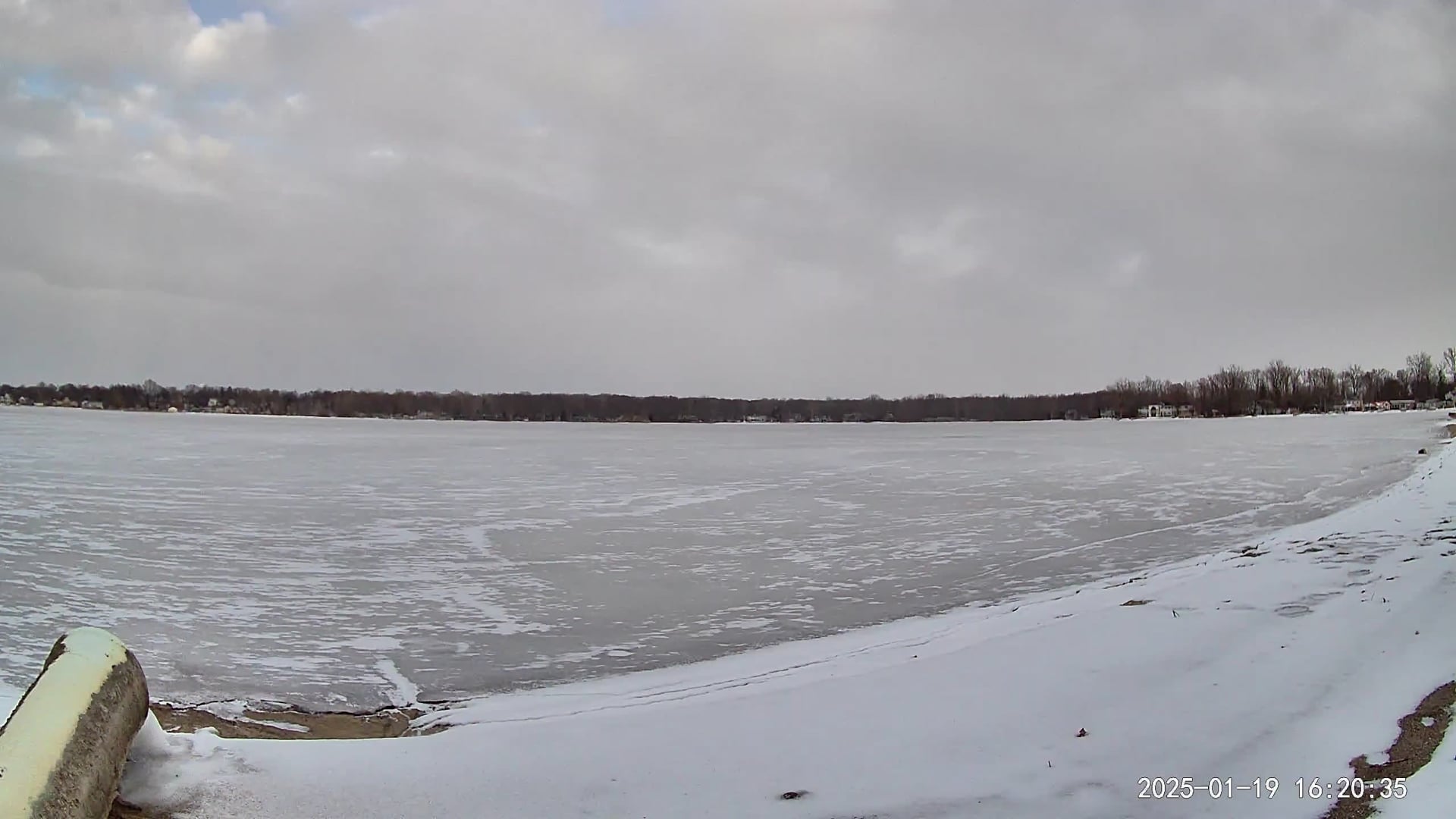 Winona Lake Sunset — January 19, 2025