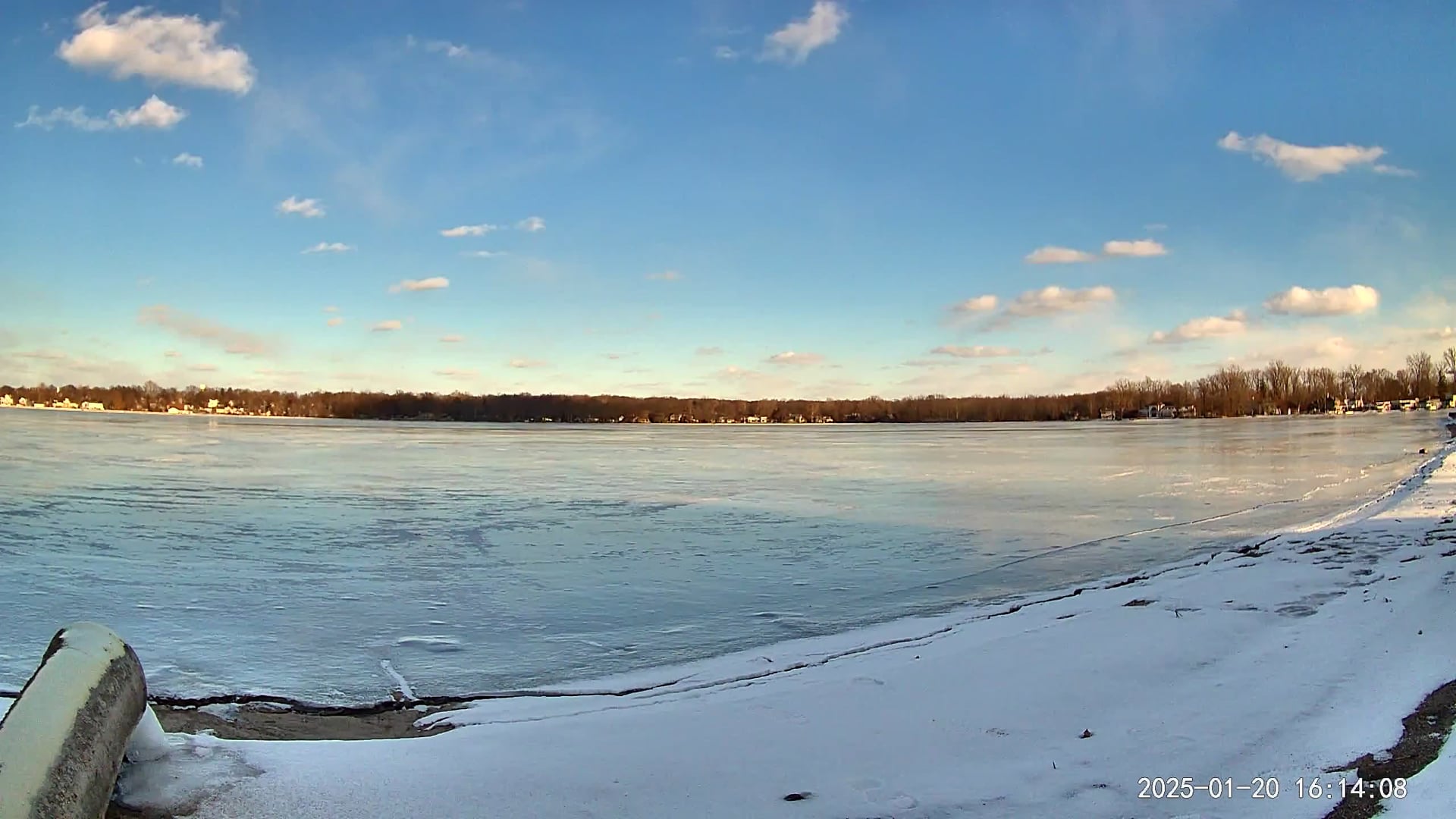 Winona Lake Sunset — January 20, 2025