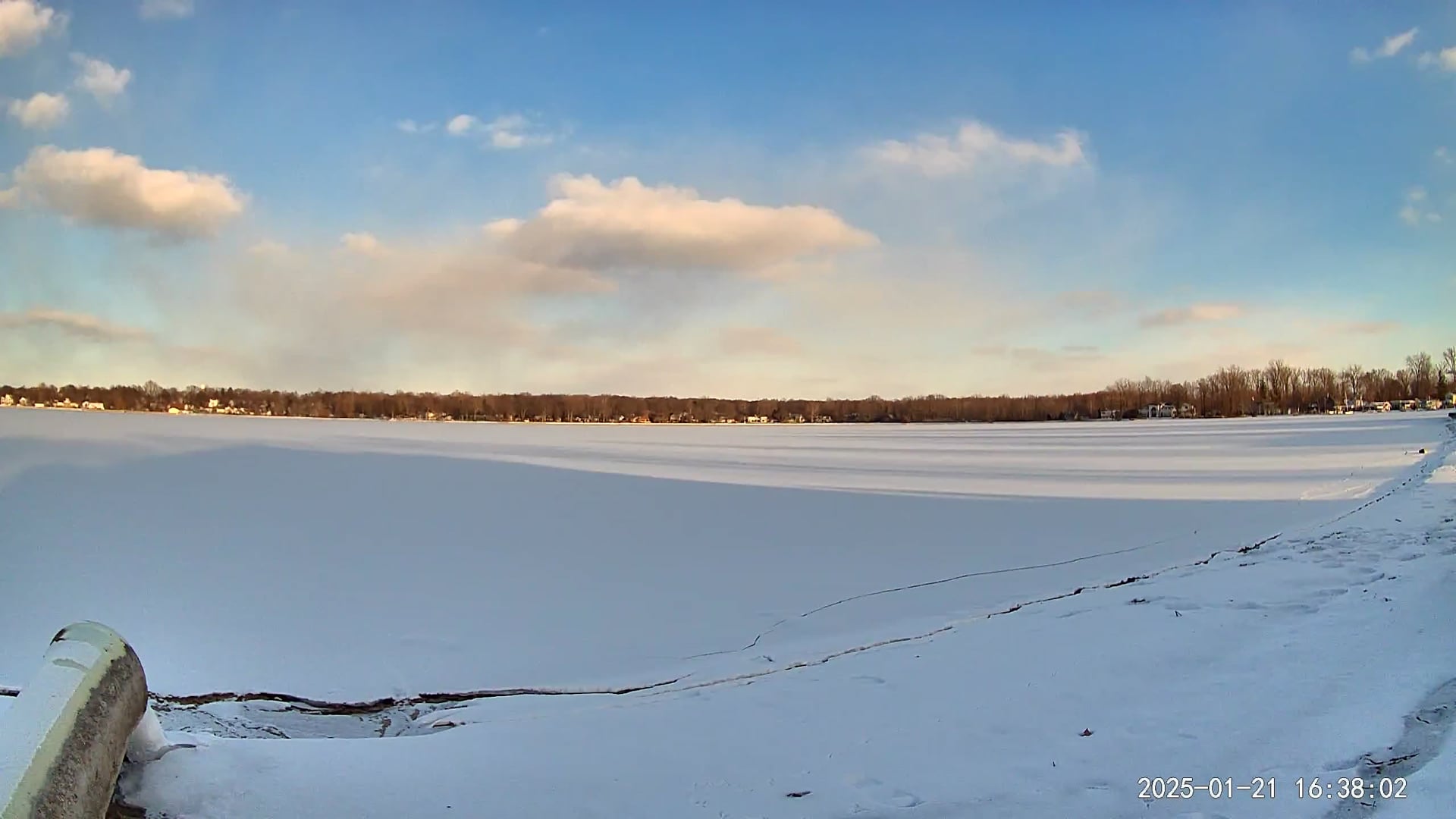 Winona Lake Sunset — January 21, 2025