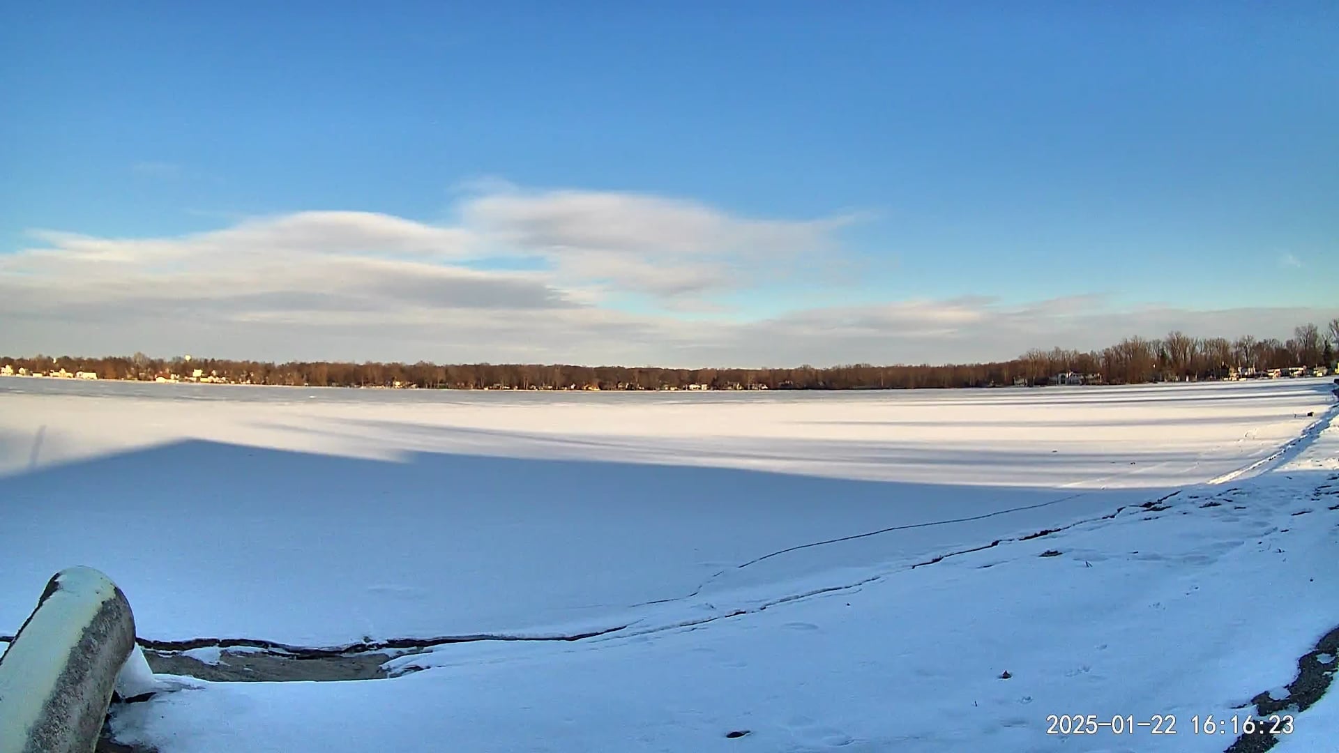 Winona Lake Sunset — January 22, 2025