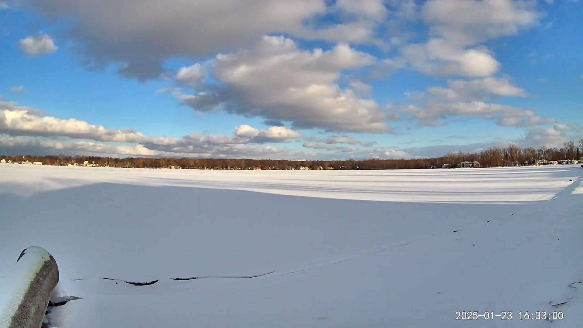 Winona Lake Sunset — January 23, 2025