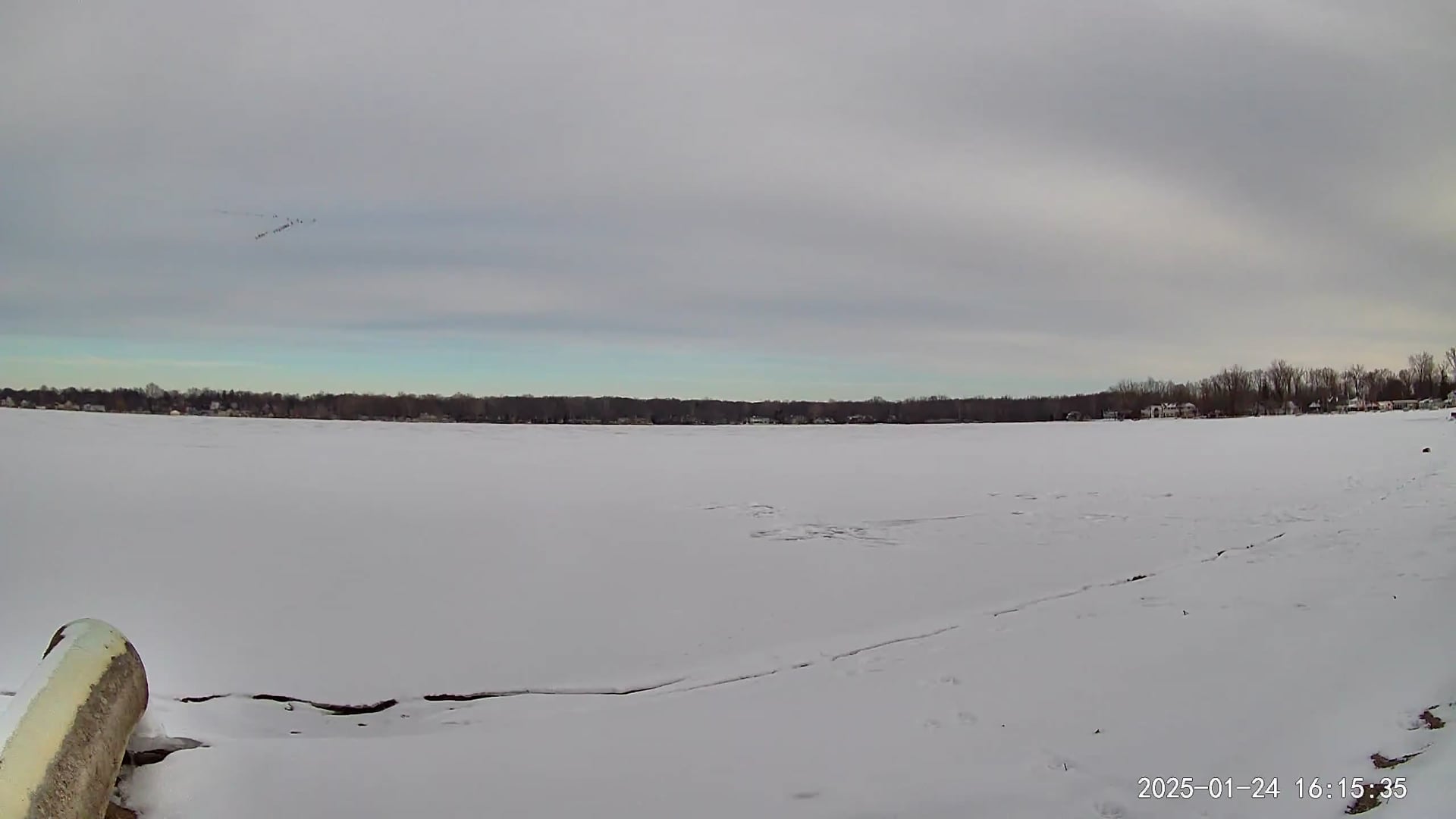 Winona Lake Sunset — January 24, 2025