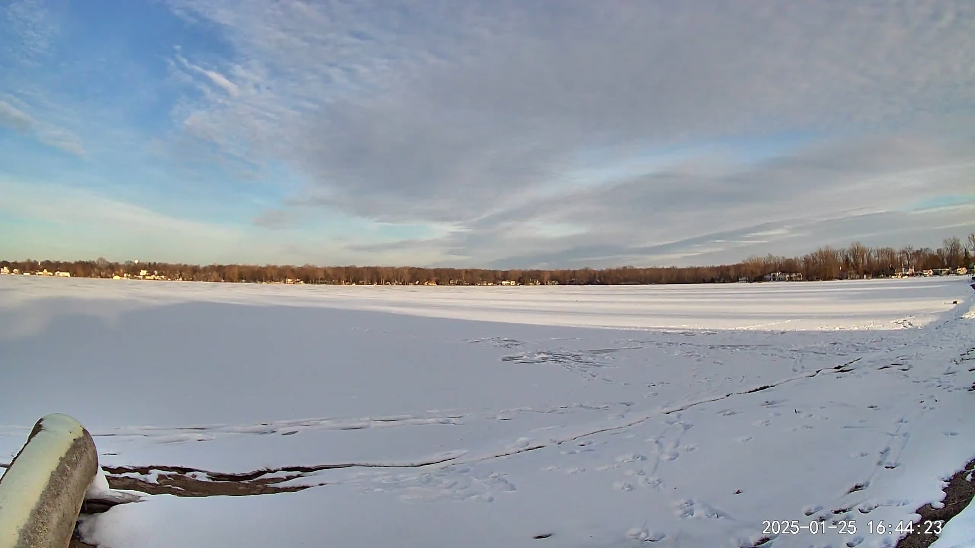 Winona Lake Sunset — January 25, 2025