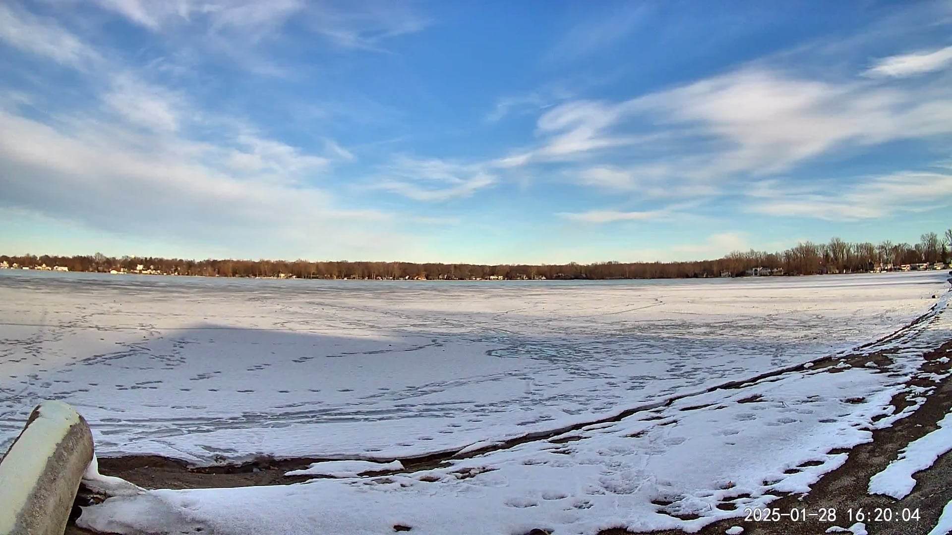 Winona Lake Sunset — January 28, 2025