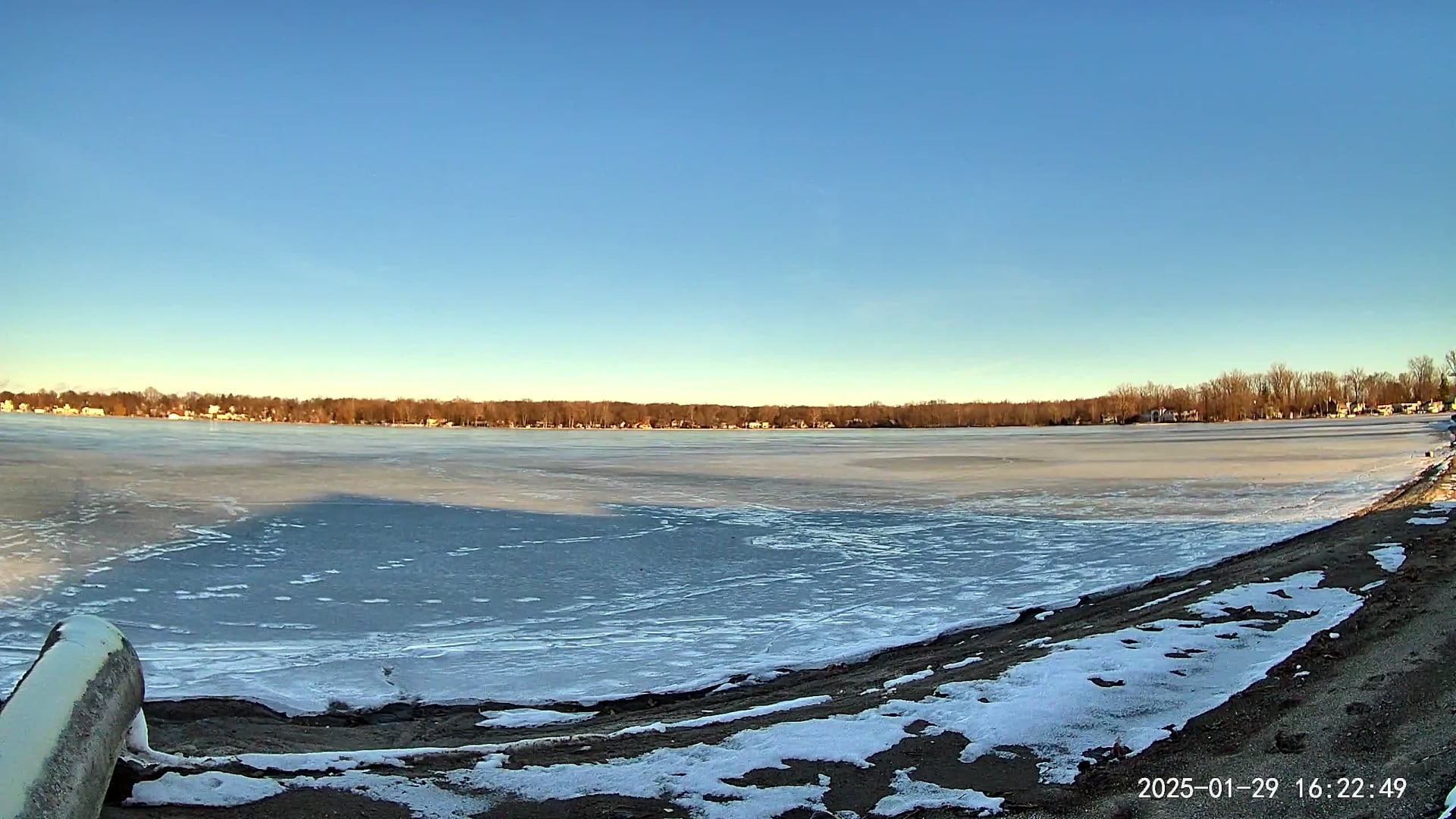 Winona Lake Sunset — January 29, 2025