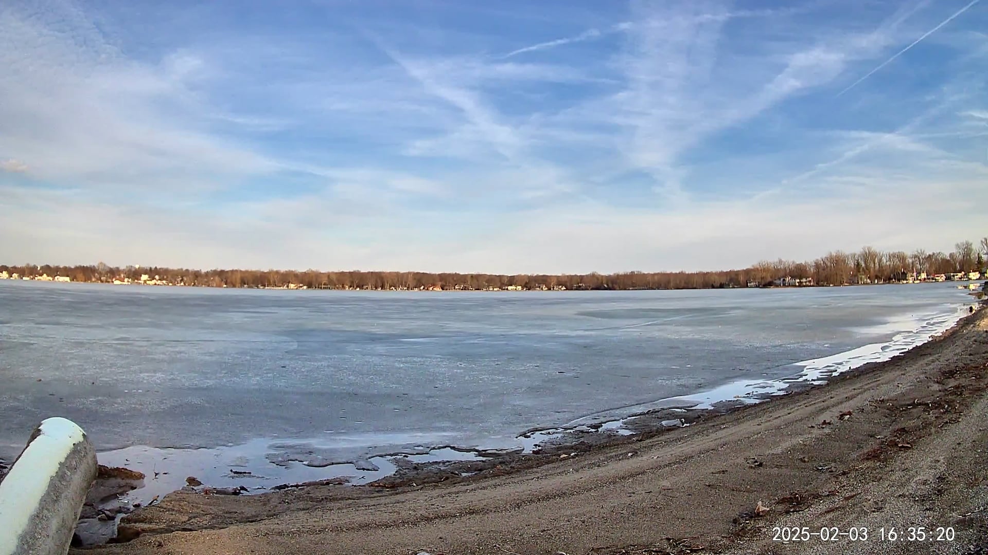 Winona Lake Sunset — February 3, 2025