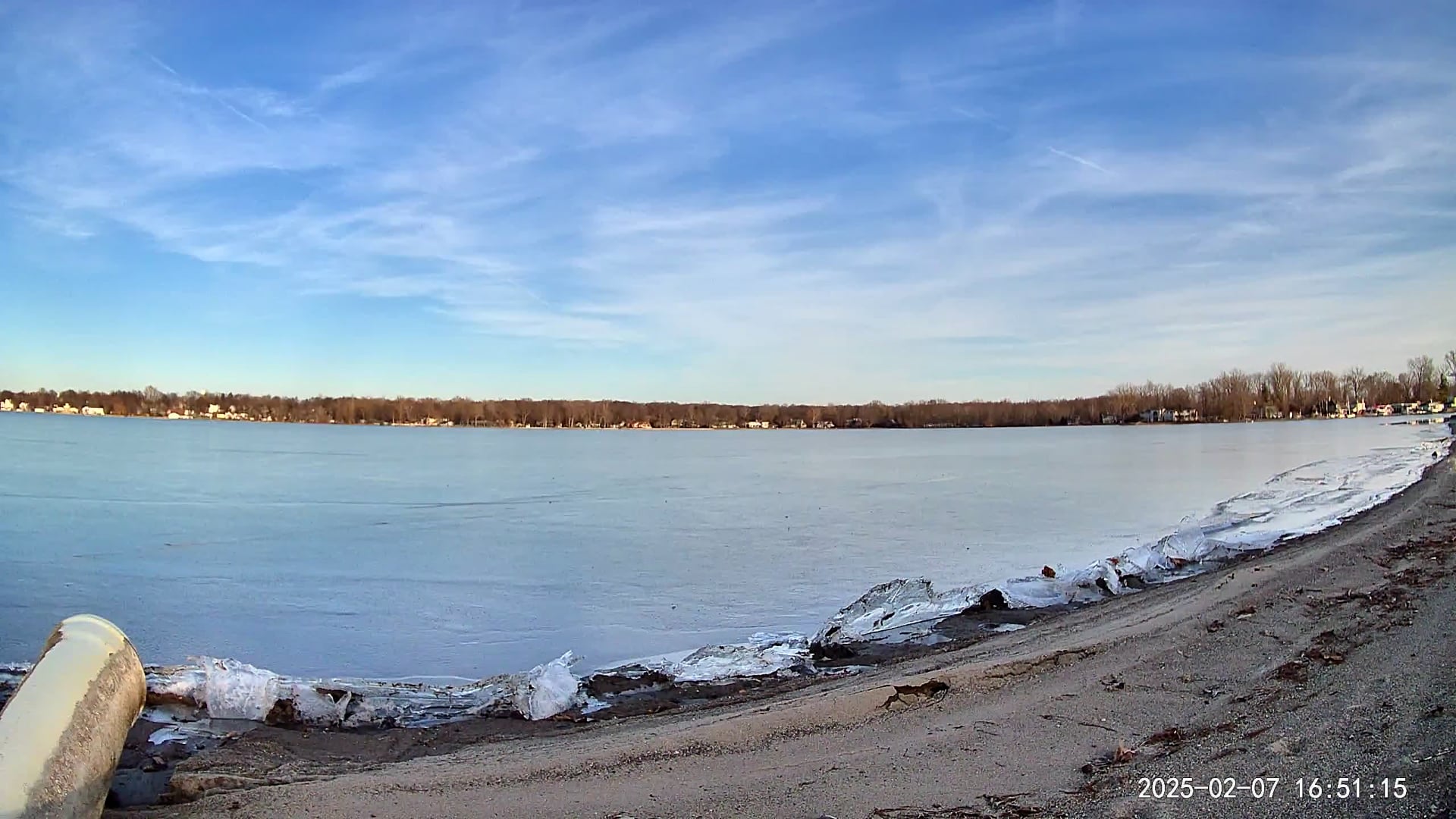 Winona Lake Sunset — February 7, 2025