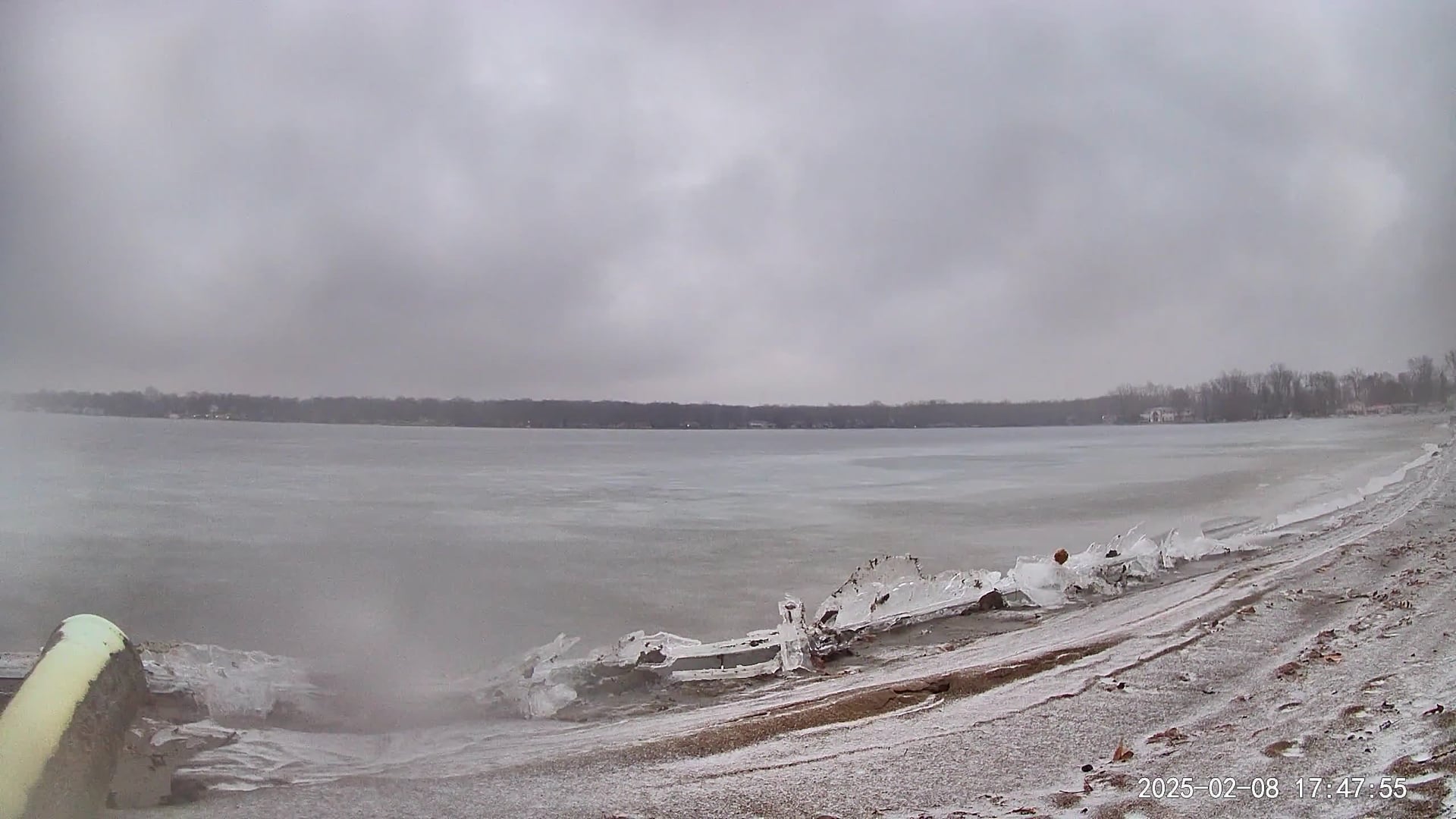 Winona Lake Sunset — February 8, 2025