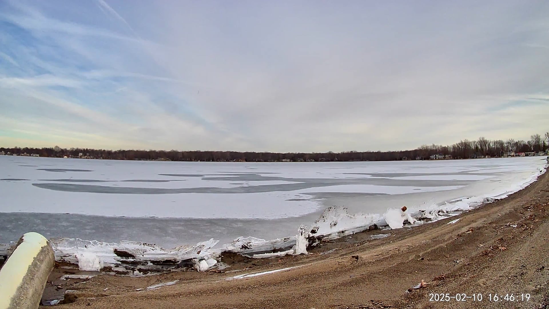 Winona Lake Sunset — February 10, 2025