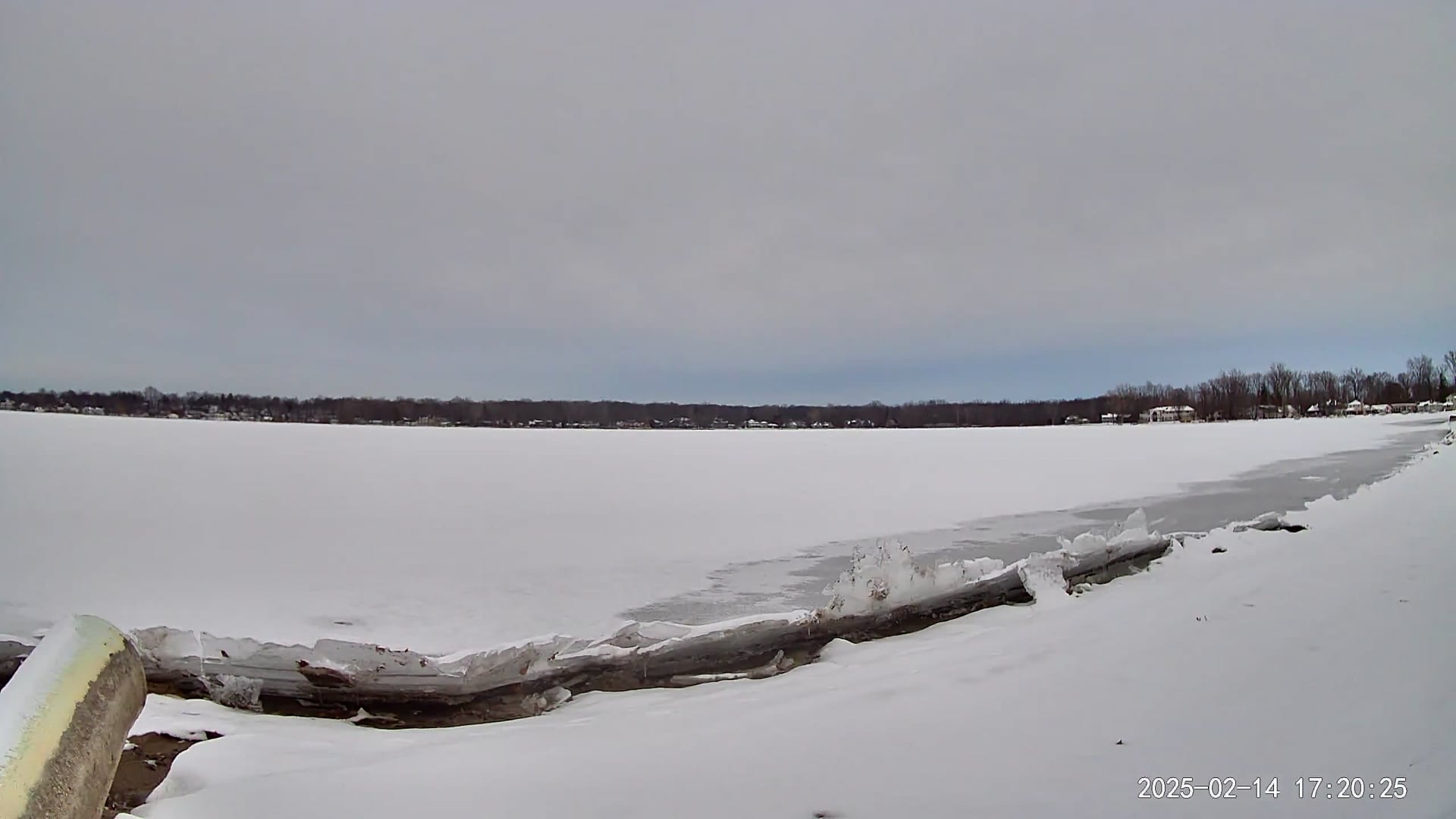 Winona Lake Sunset — February 14, 2025