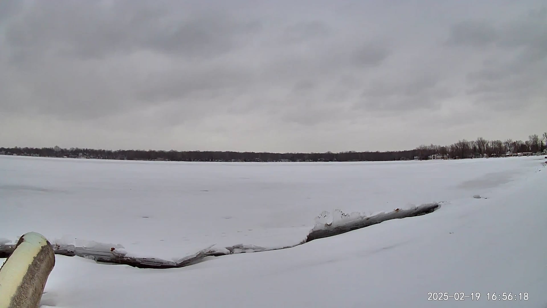 Winona Lake Sunset — February 19, 2025