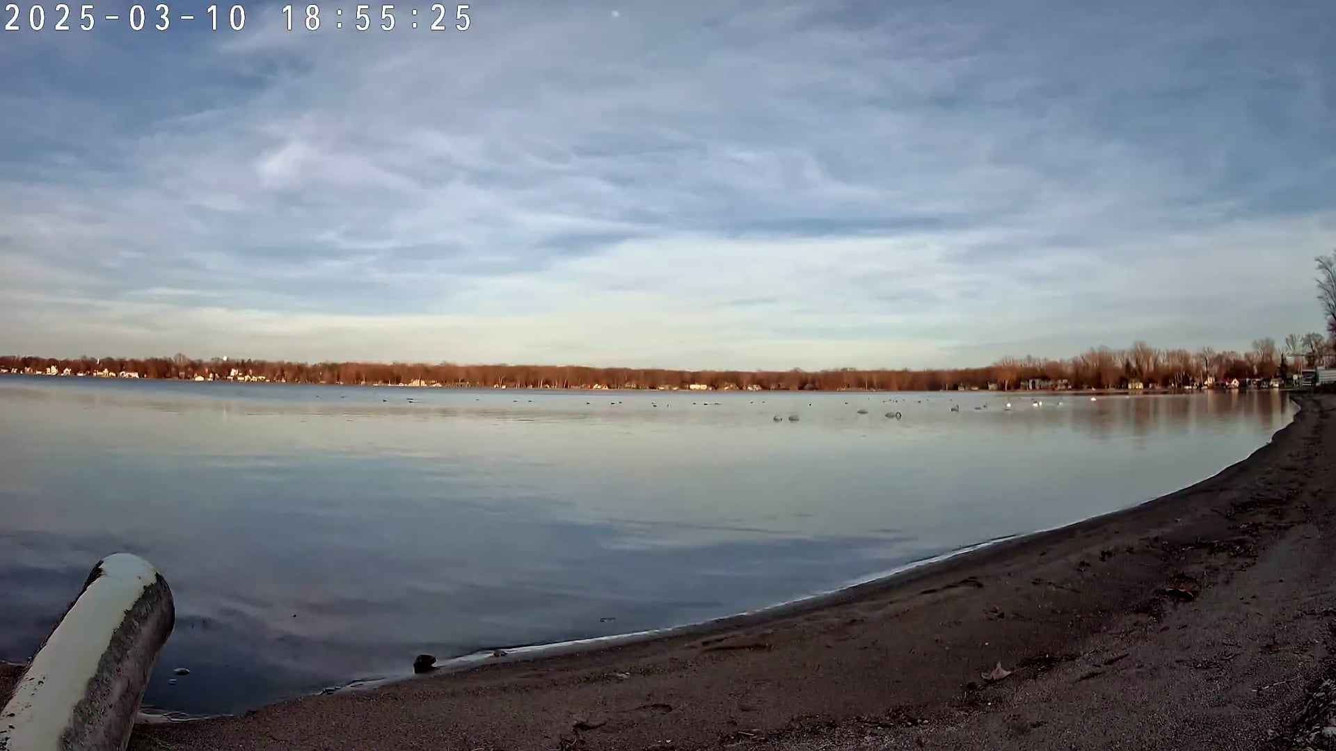 Winona Lake Sunset — March 10, 2025