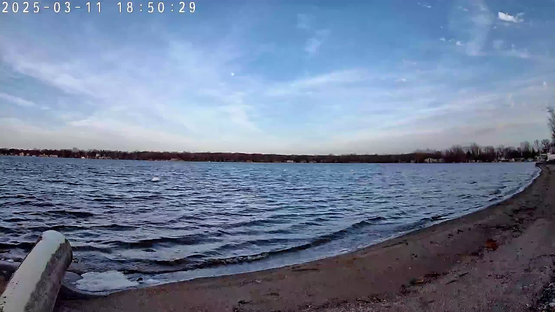 Winona Lake Sunset — March 11, 2025