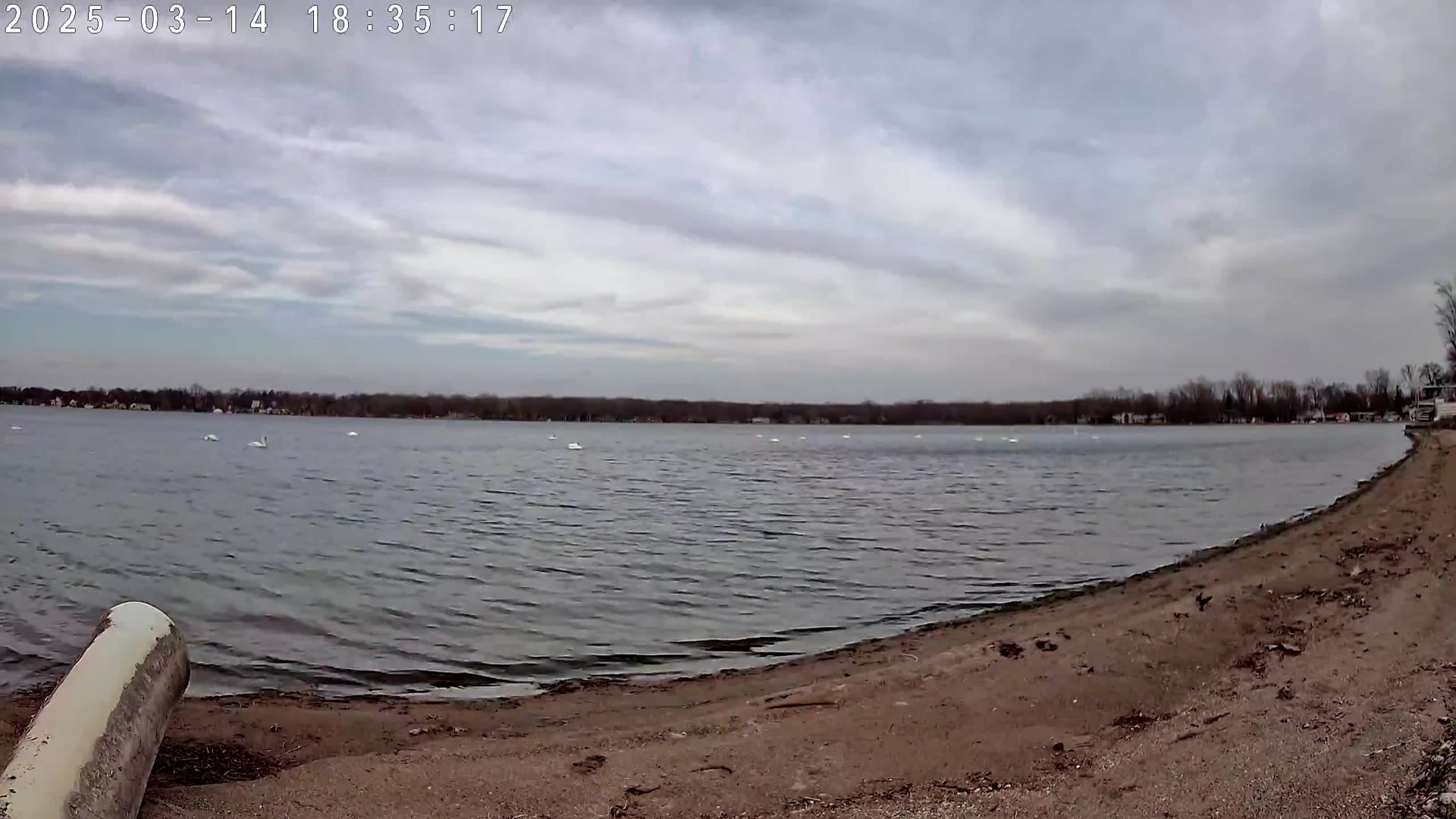 Winona Lake Sunset — March 14, 2025