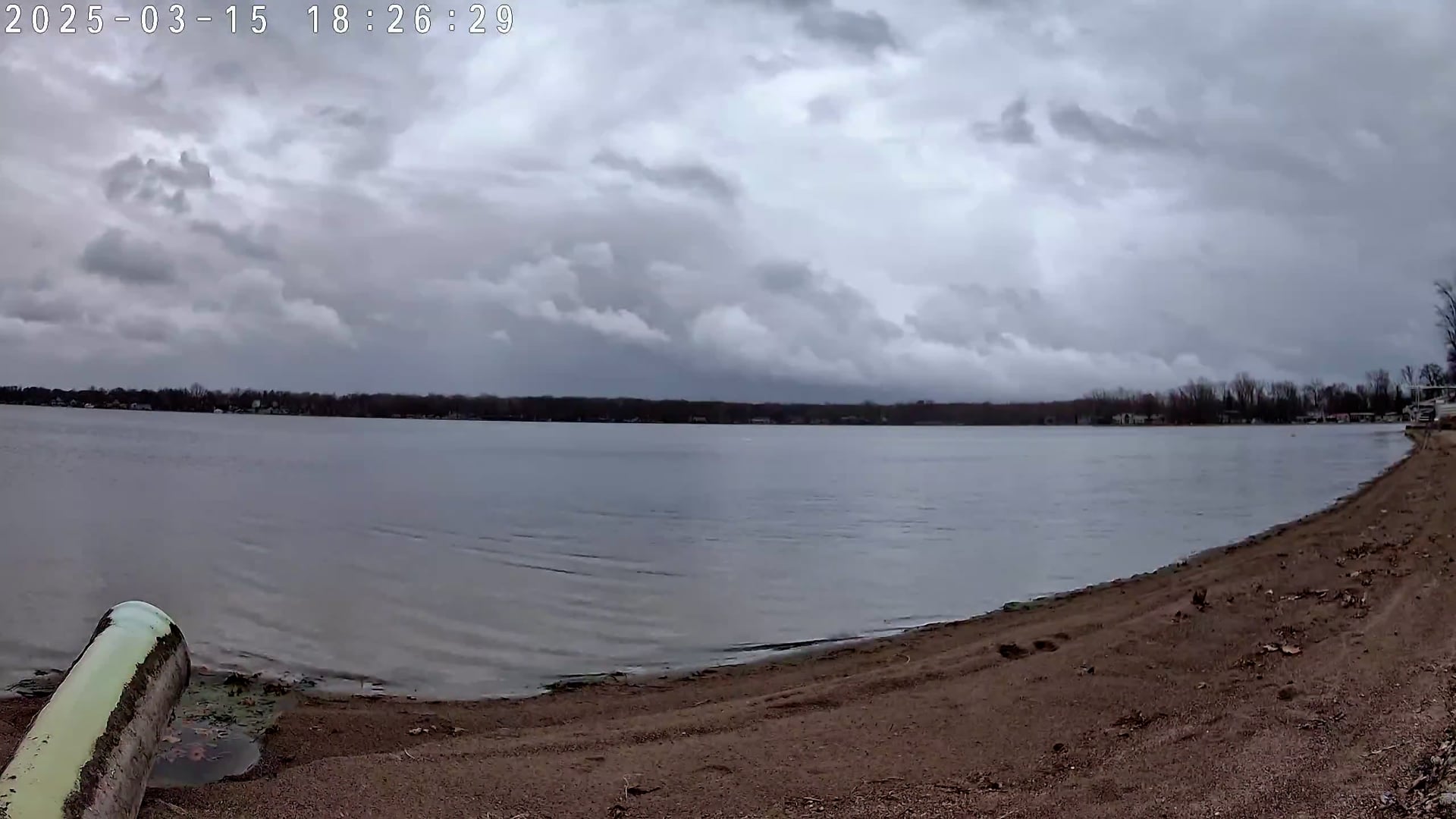 Winona Lake Sunset — March 15, 2025