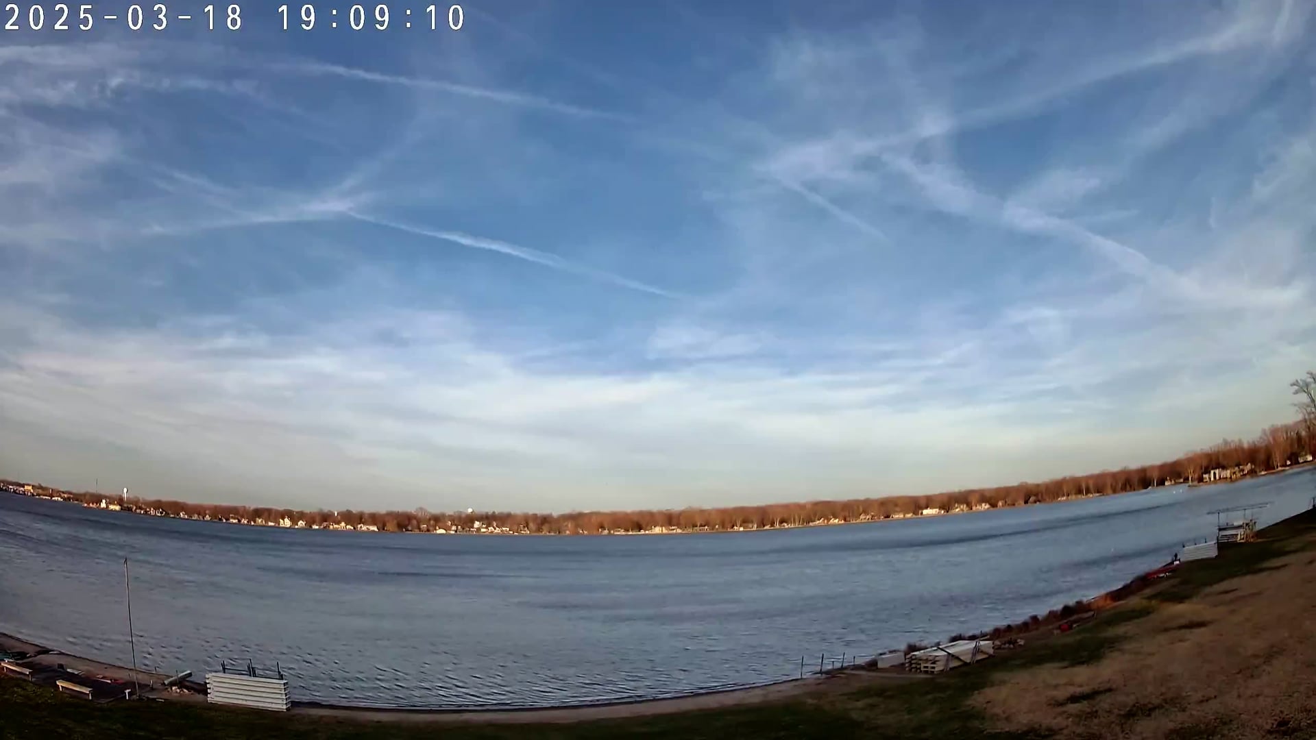 Winona Lake Sunset — March 18, 2025