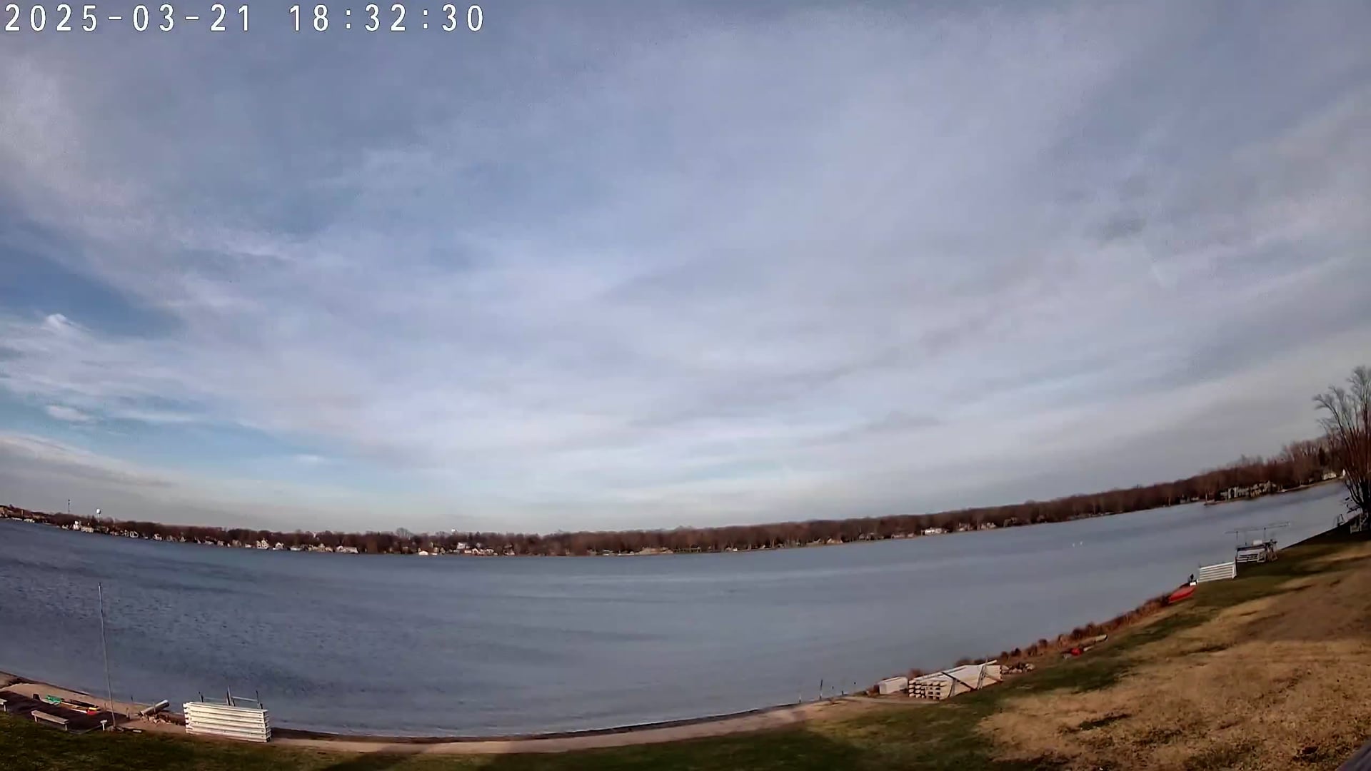 Winona Lake Sunset — March 21, 2025