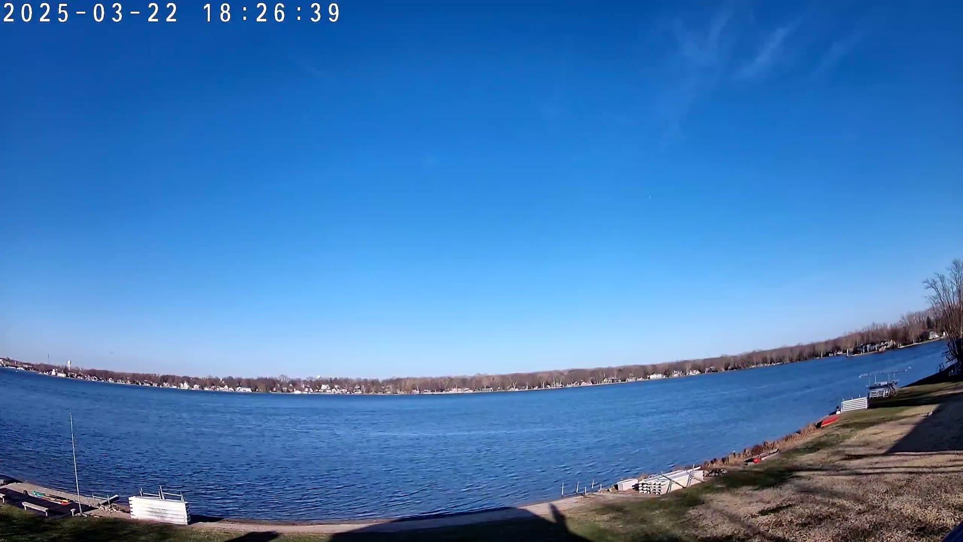 Winona Lake Sunset — March 22, 2025