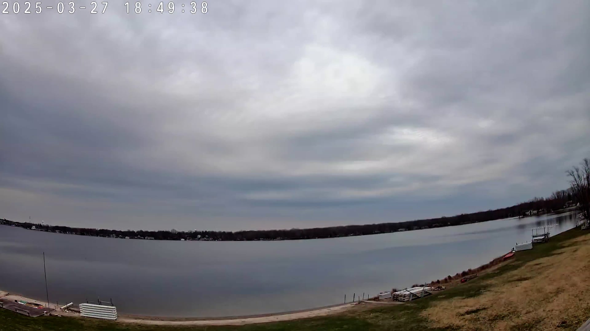 Winona Lake Sunset — March 27, 2025