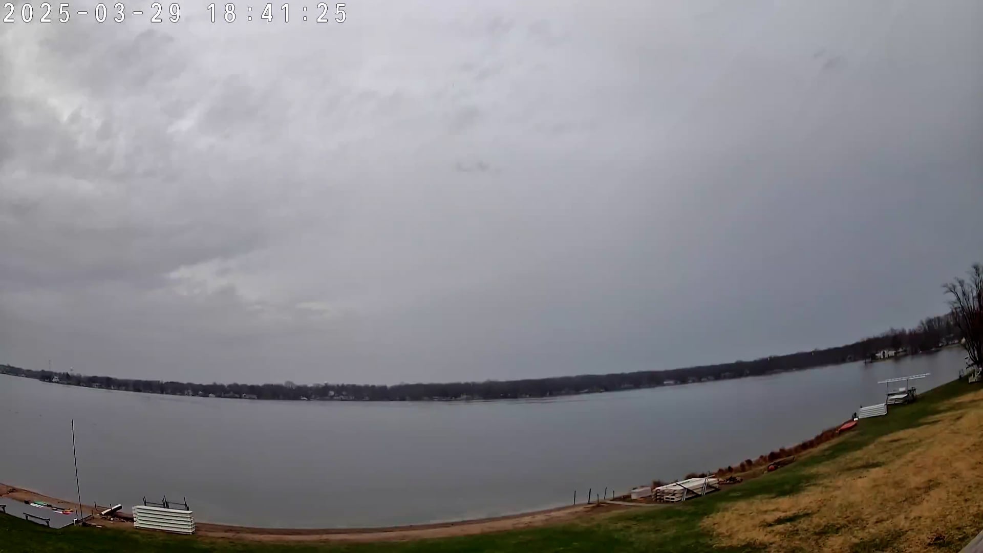 Winona Lake Sunset — March 29, 2025