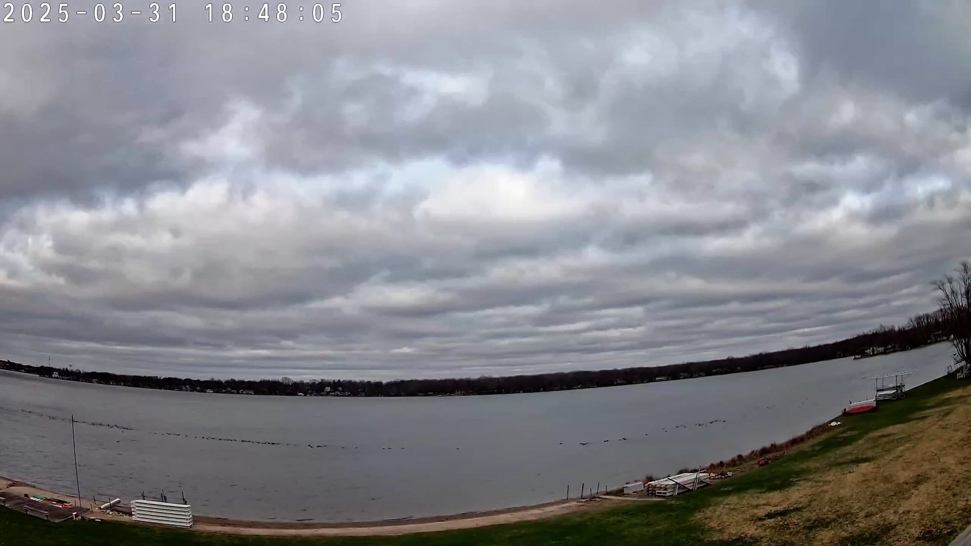Winona Lake Sunset — March 31, 2025
