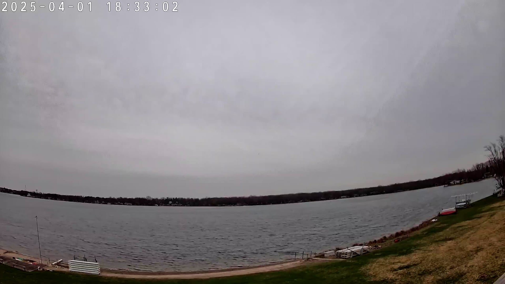 Winona Lake Sunset — April 1, 2025