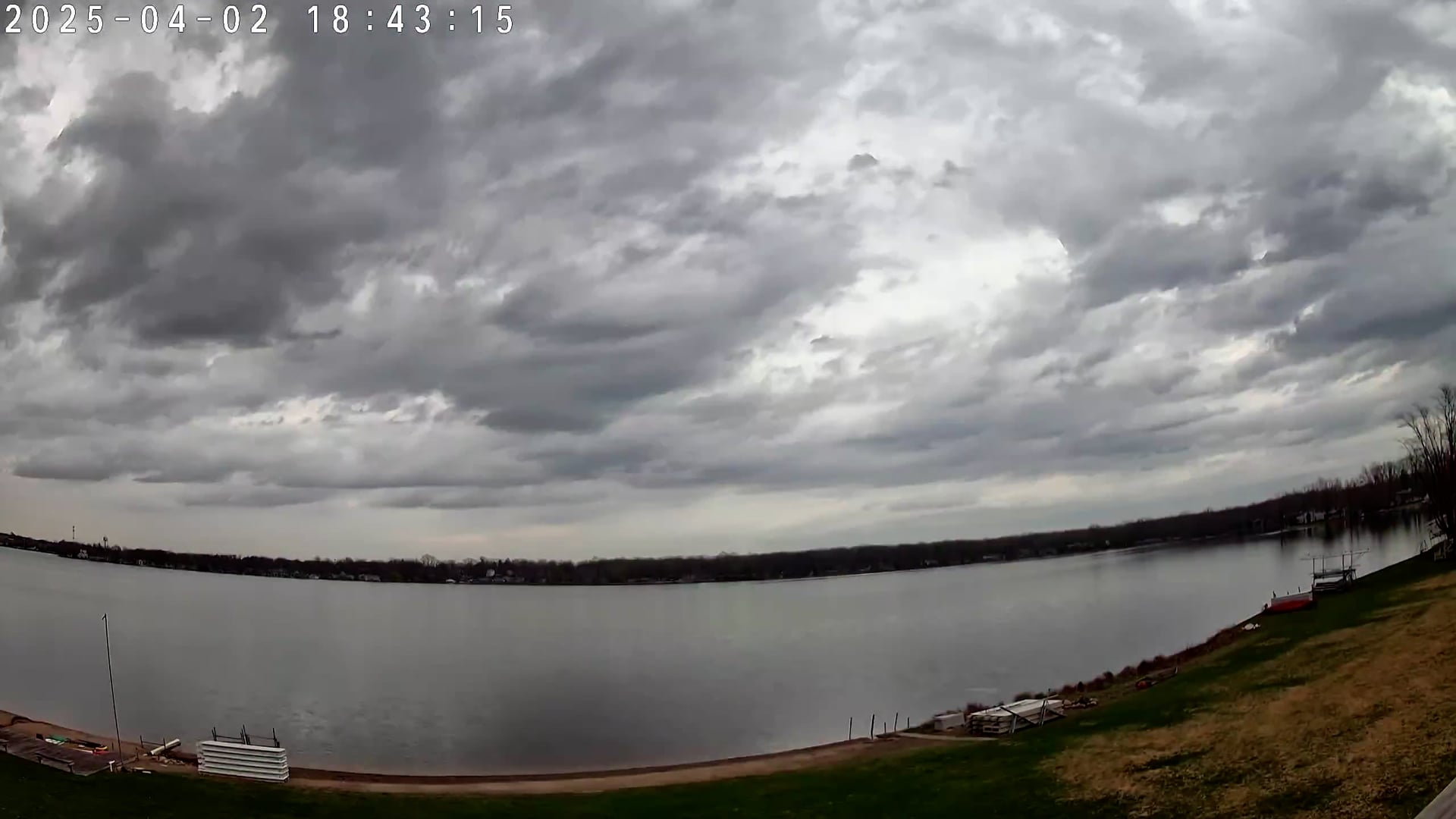 Winona Lake Sunset — April 2, 2025