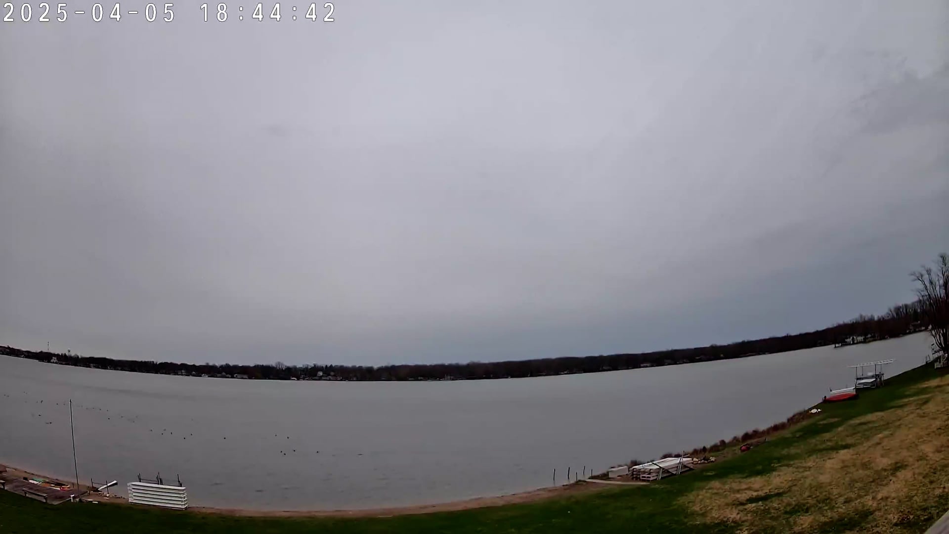 Winona Lake Sunset — April 5, 2025