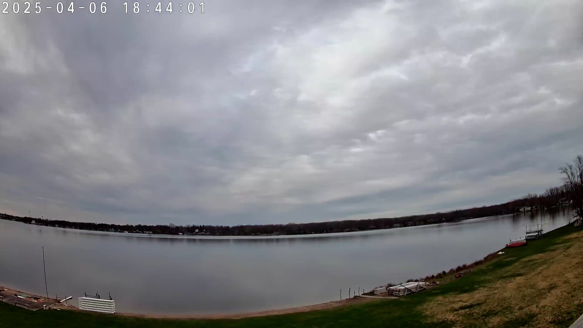 Winona Lake Sunset — April 6, 2025