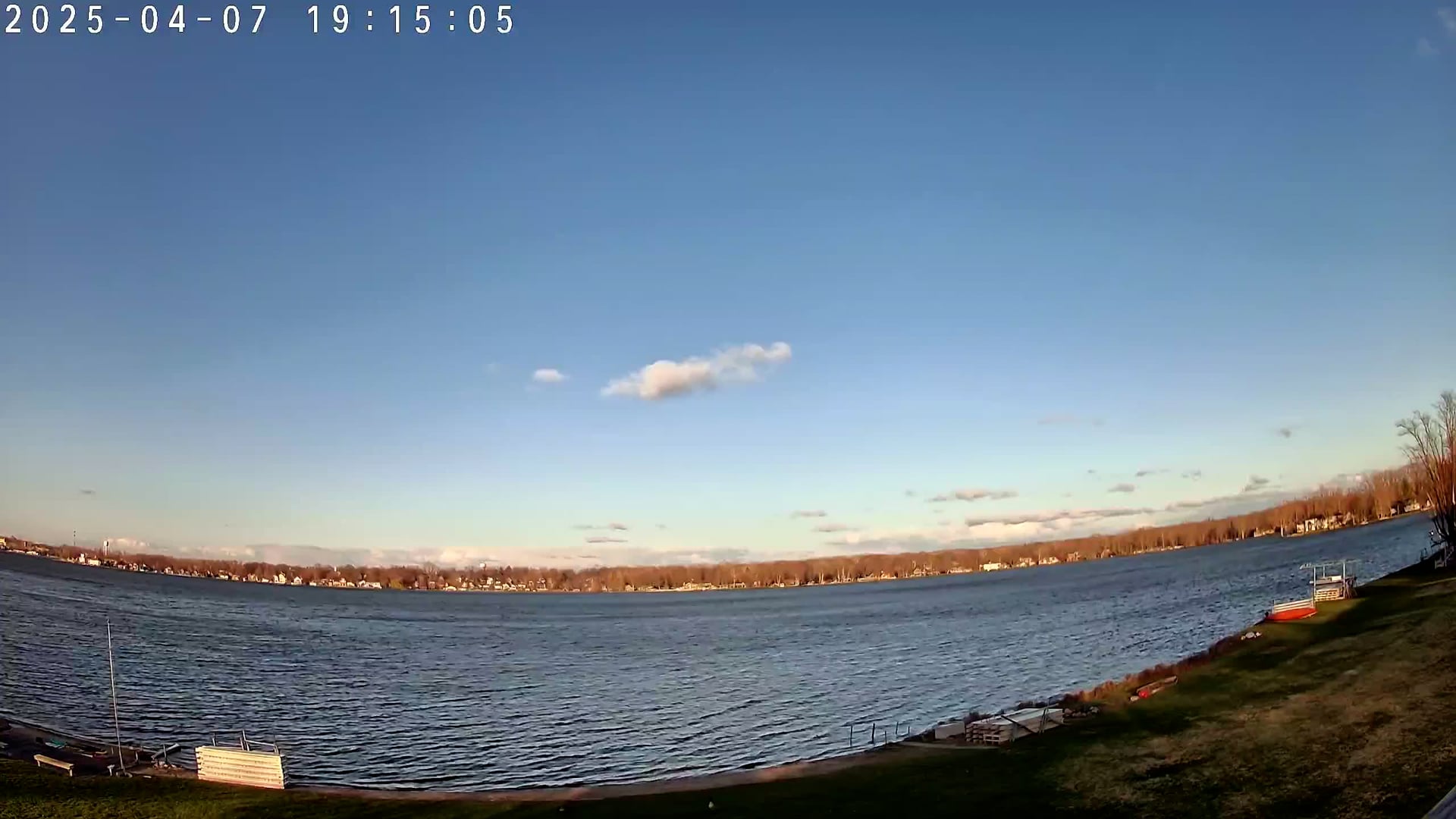 Winona Lake Sunset — April 7, 2025