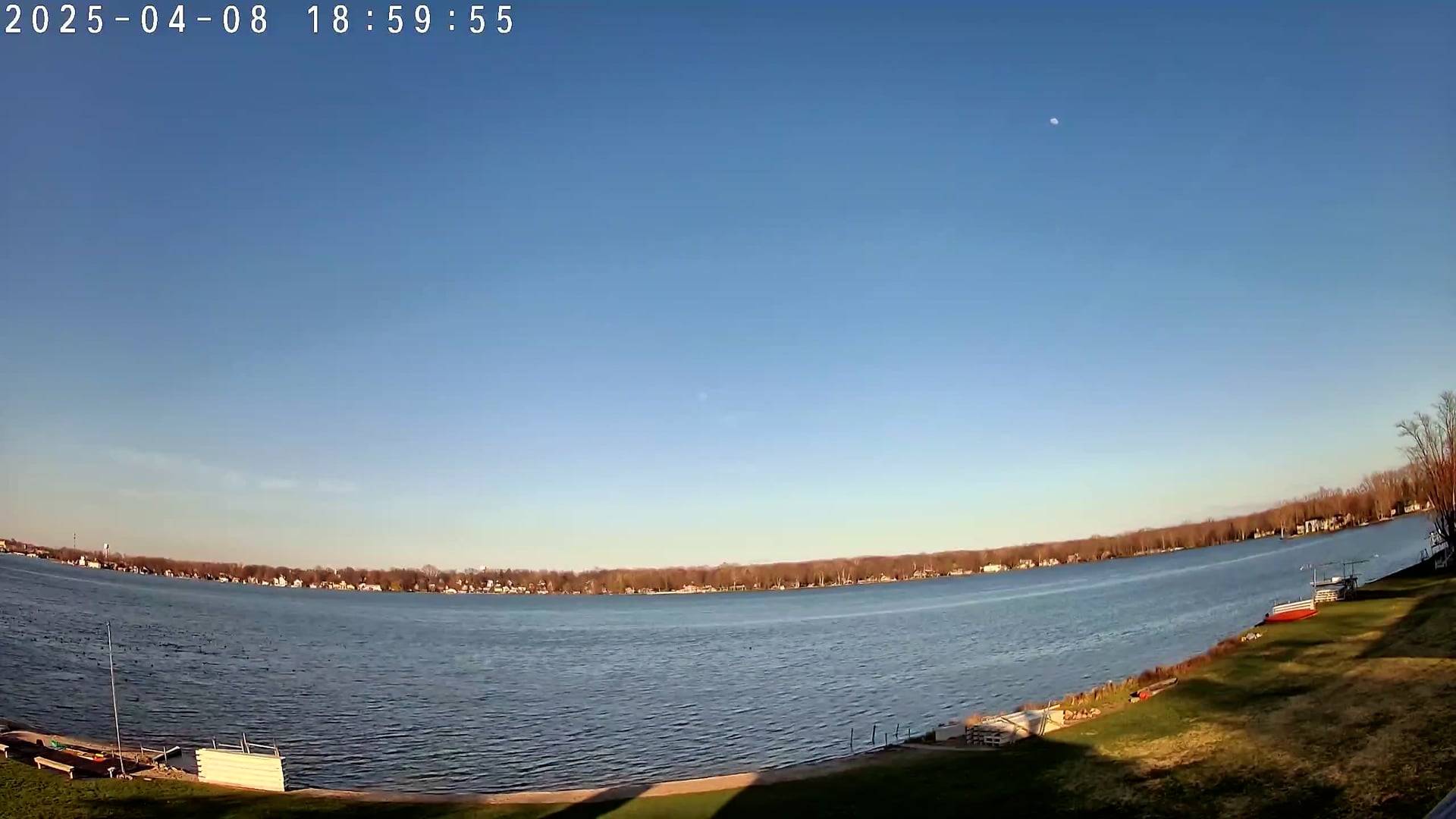 Winona Lake Sunset — April 8, 2025