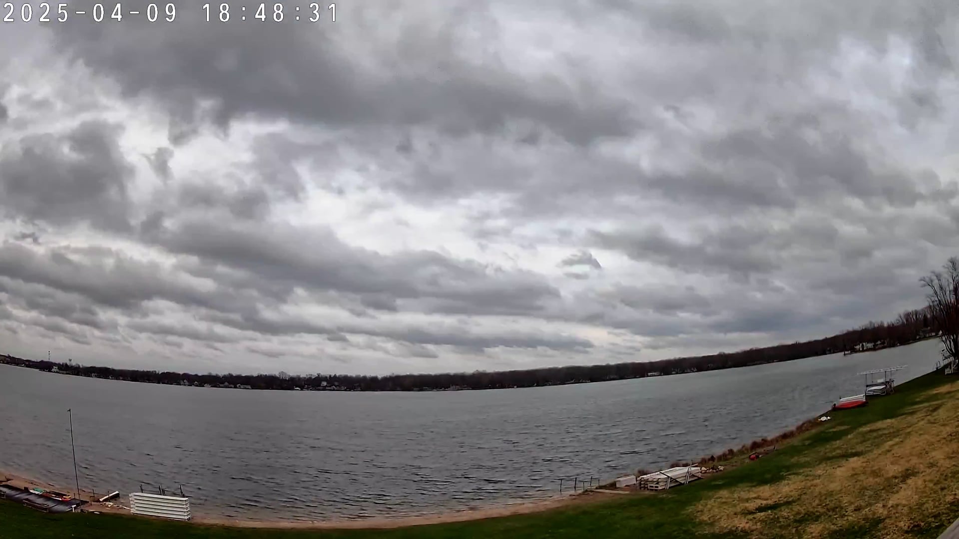 Winona Lake Sunset — April 9, 2025