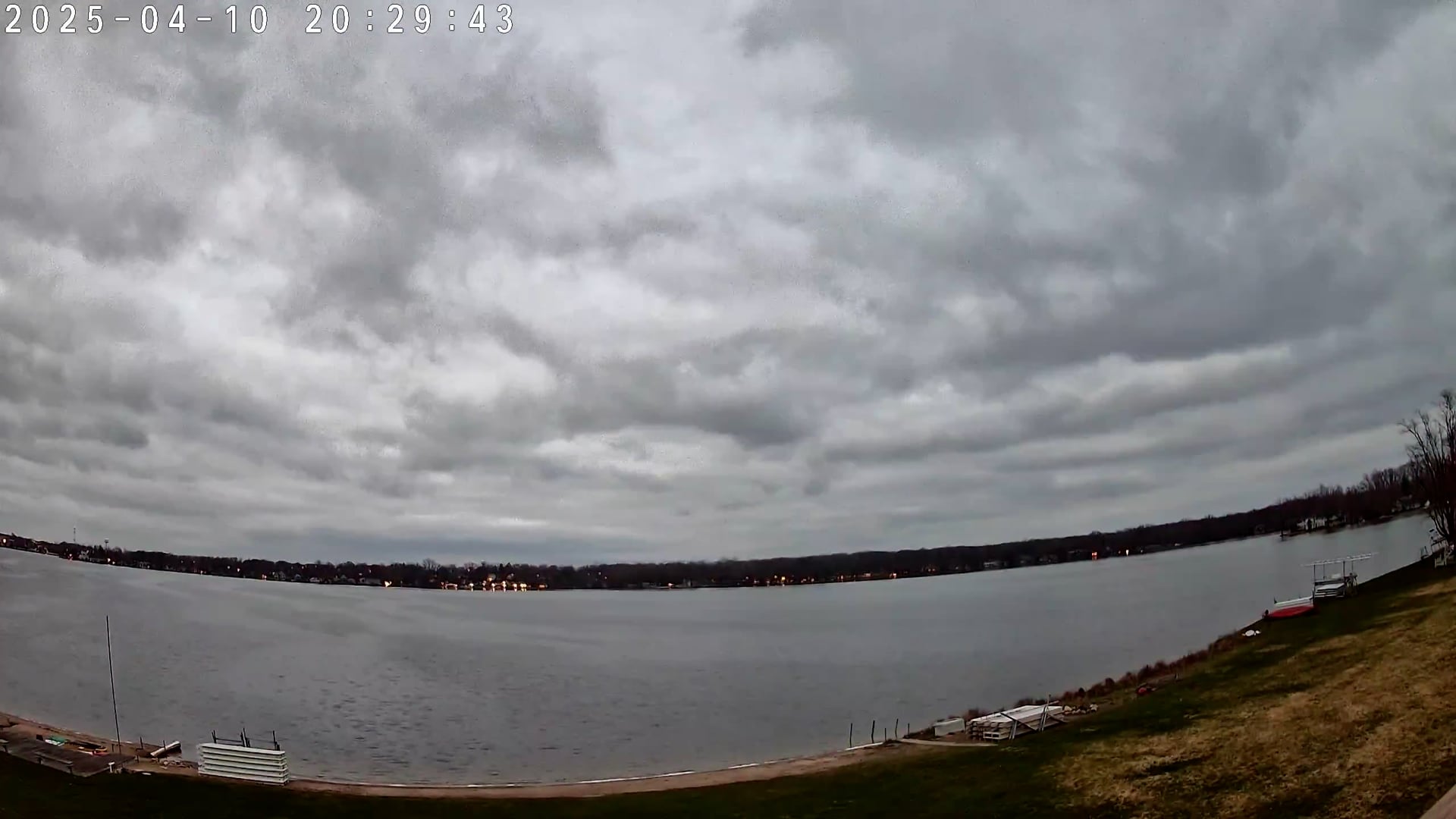 Winona Lake Sunset — April 10, 2025