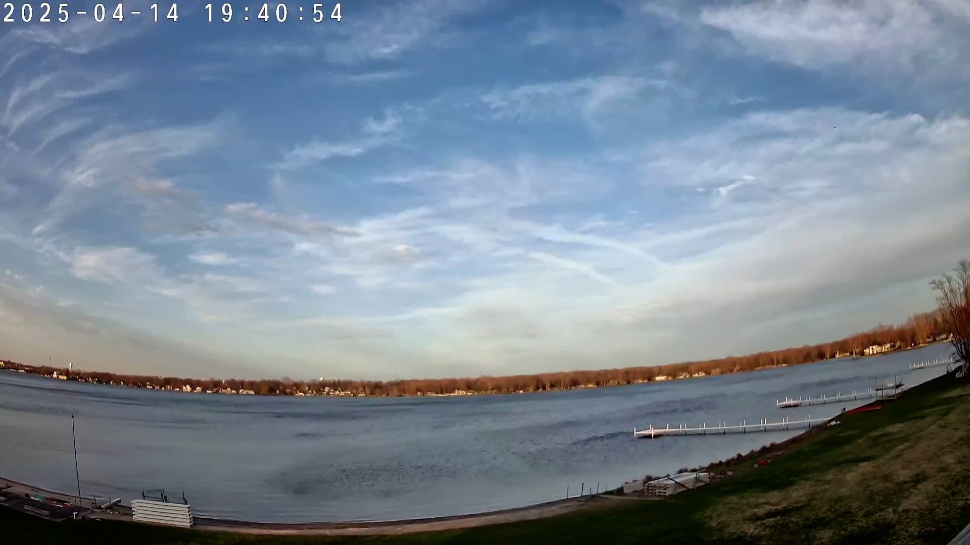 Winona Lake Sunset — April 14, 2025