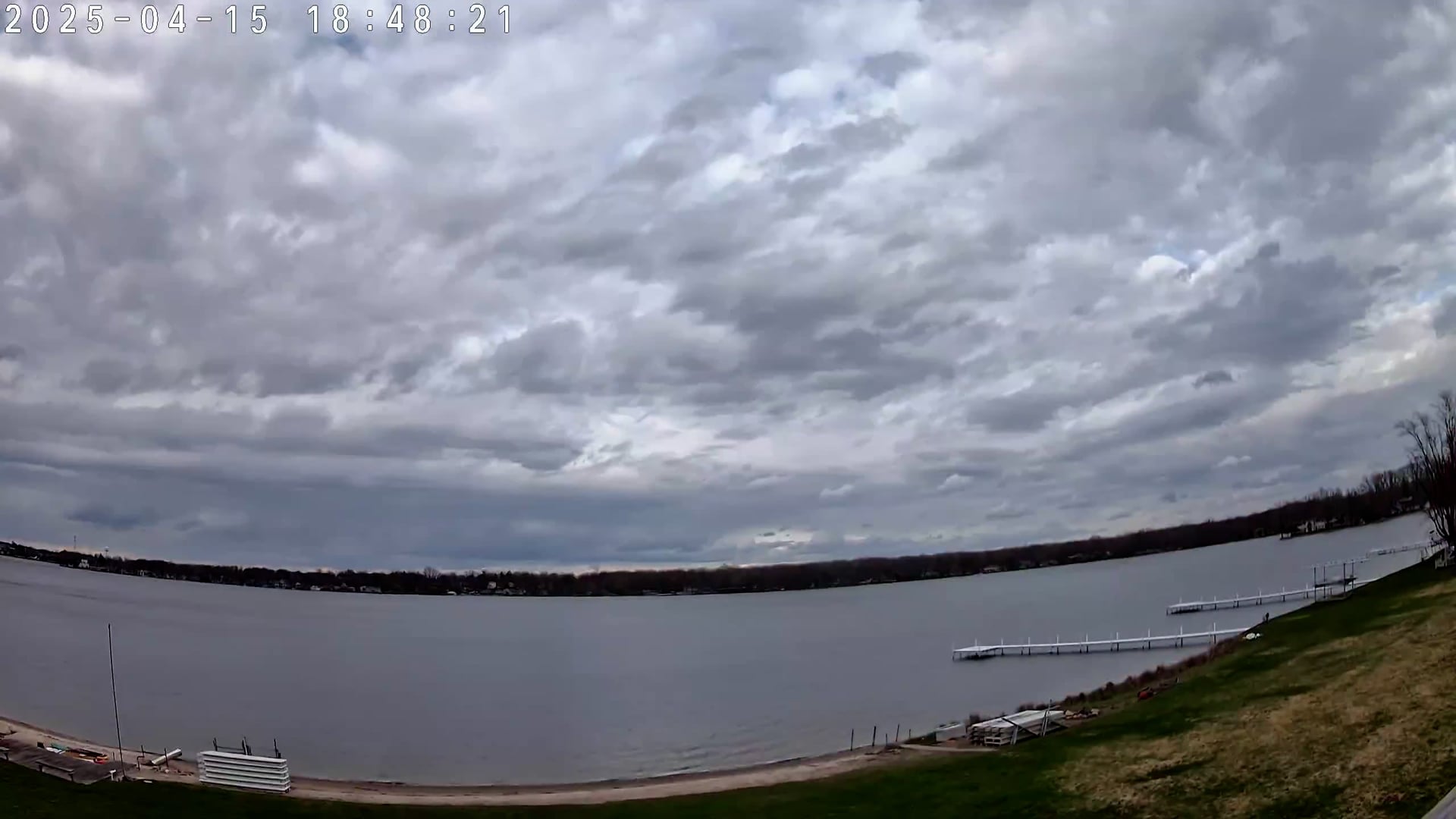 Winona Lake Sunset — April 15, 2025
