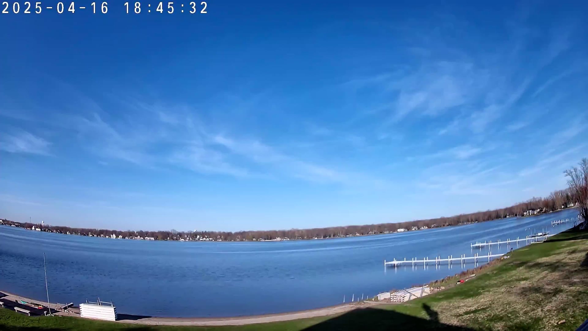 Winona Lake Sunset — April 16, 2025