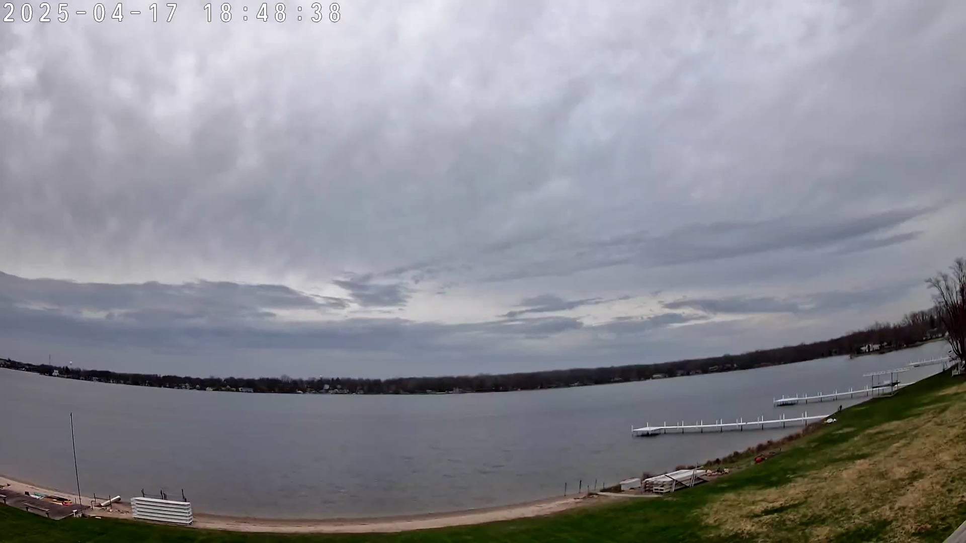 Winona Lake Sunset — April 17, 2025