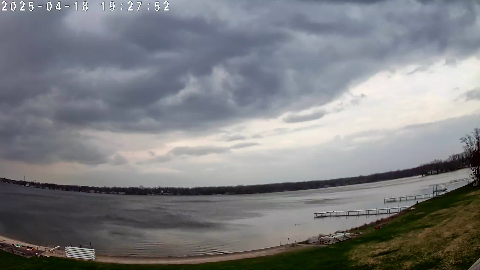 Winona Lake Sunset — April 18, 2025