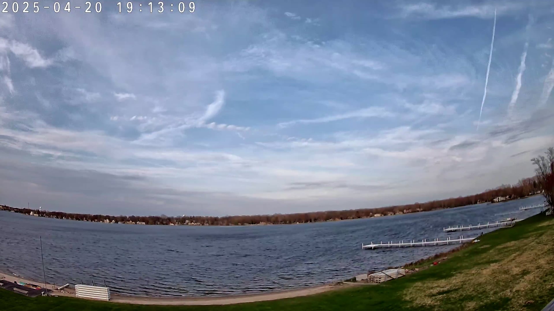 Winona Lake Sunset — April 20, 2025