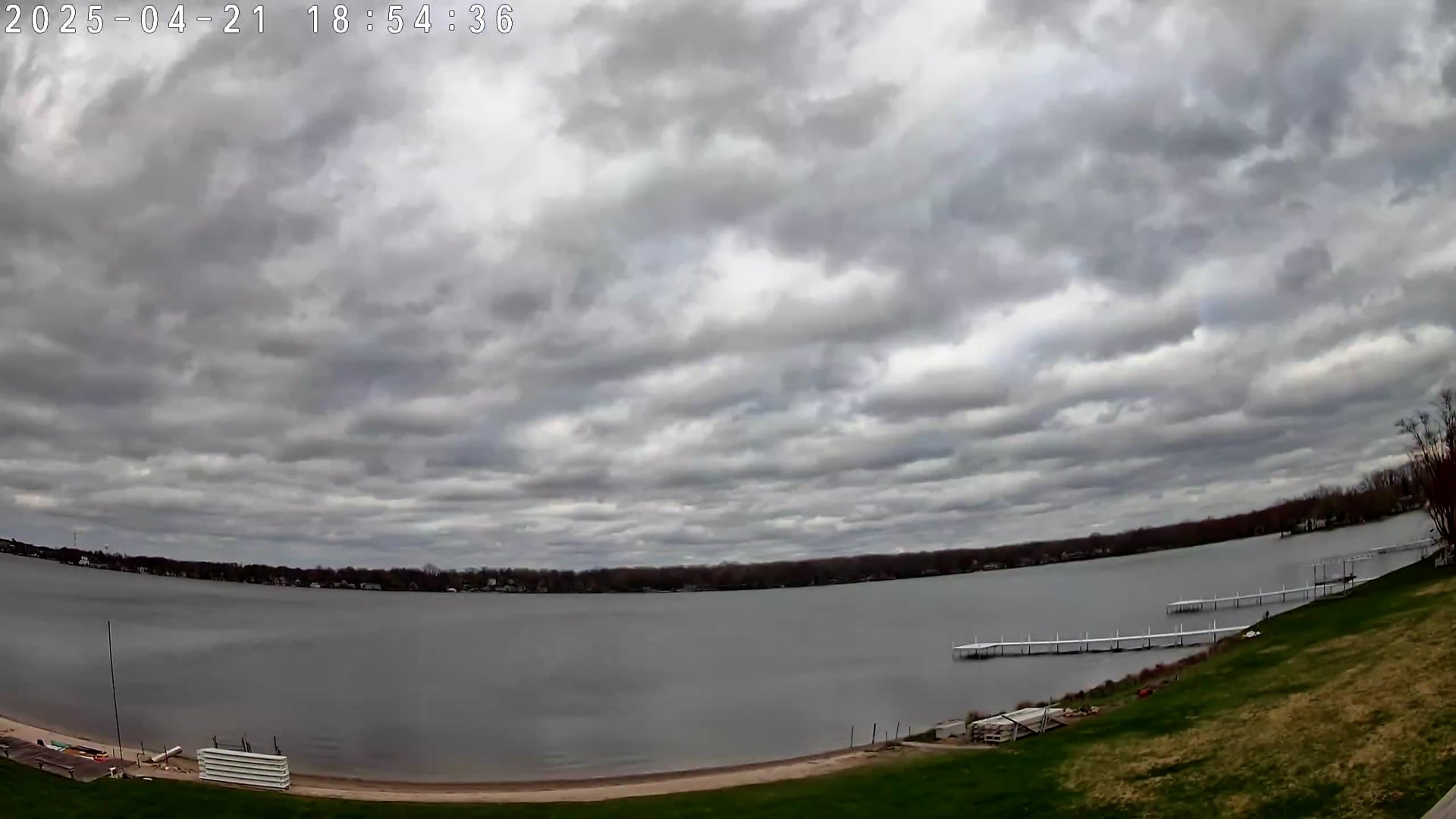 Winona Lake Sunset — April 21, 2025
