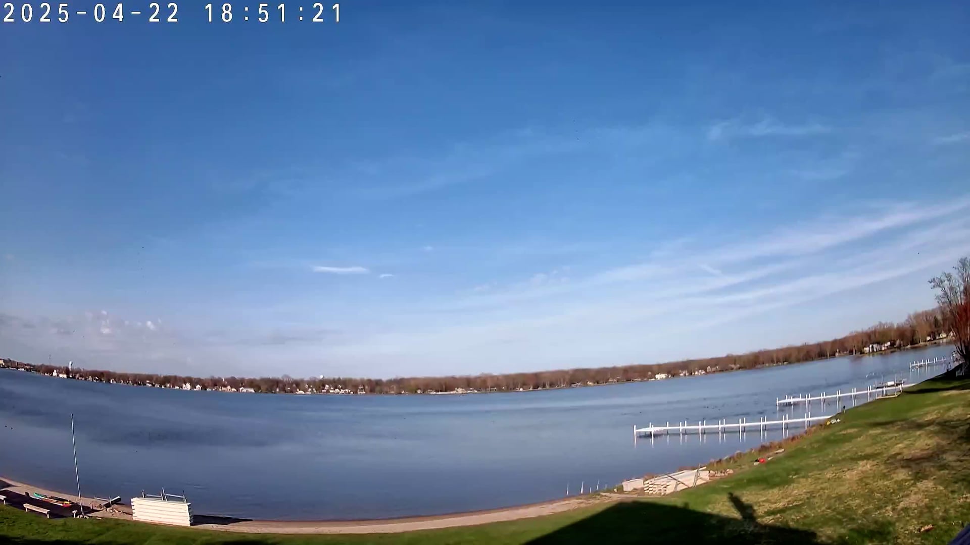 Winona Lake Sunset — April 22, 2025