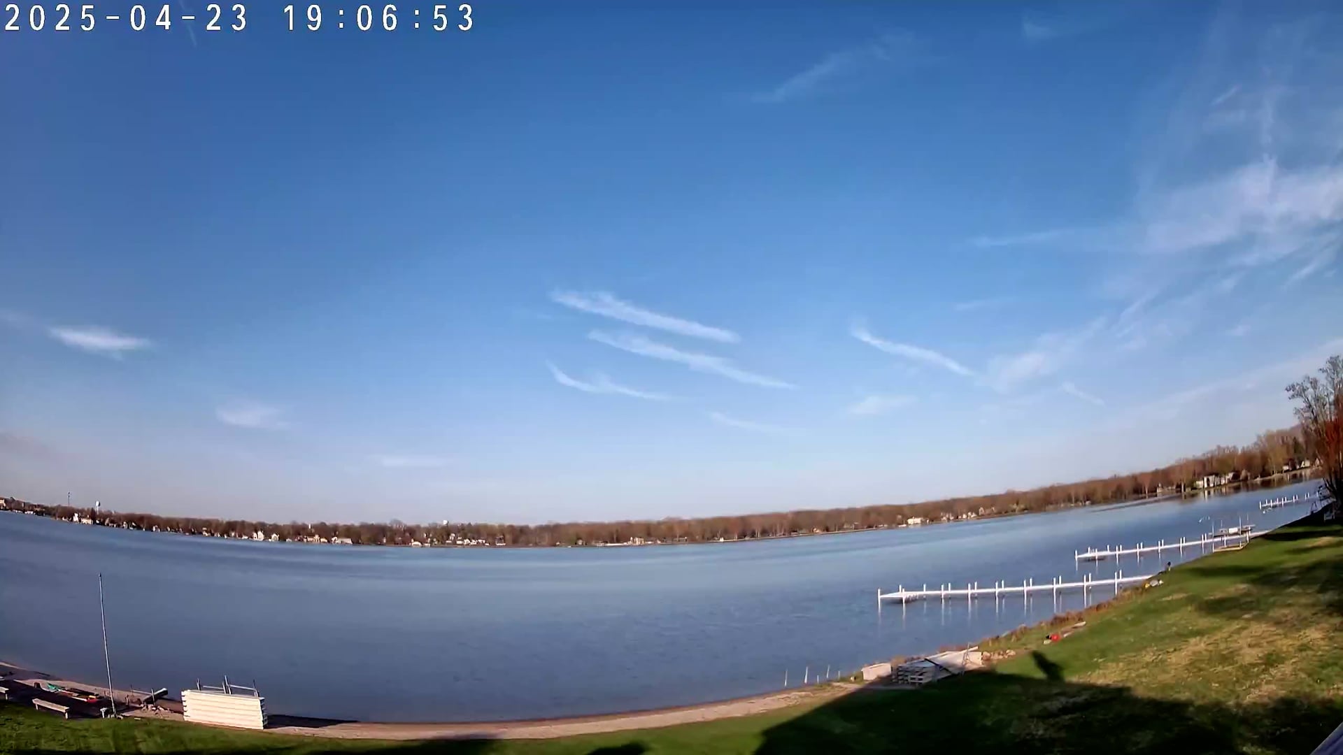 Winona Lake Sunset — April 23, 2025