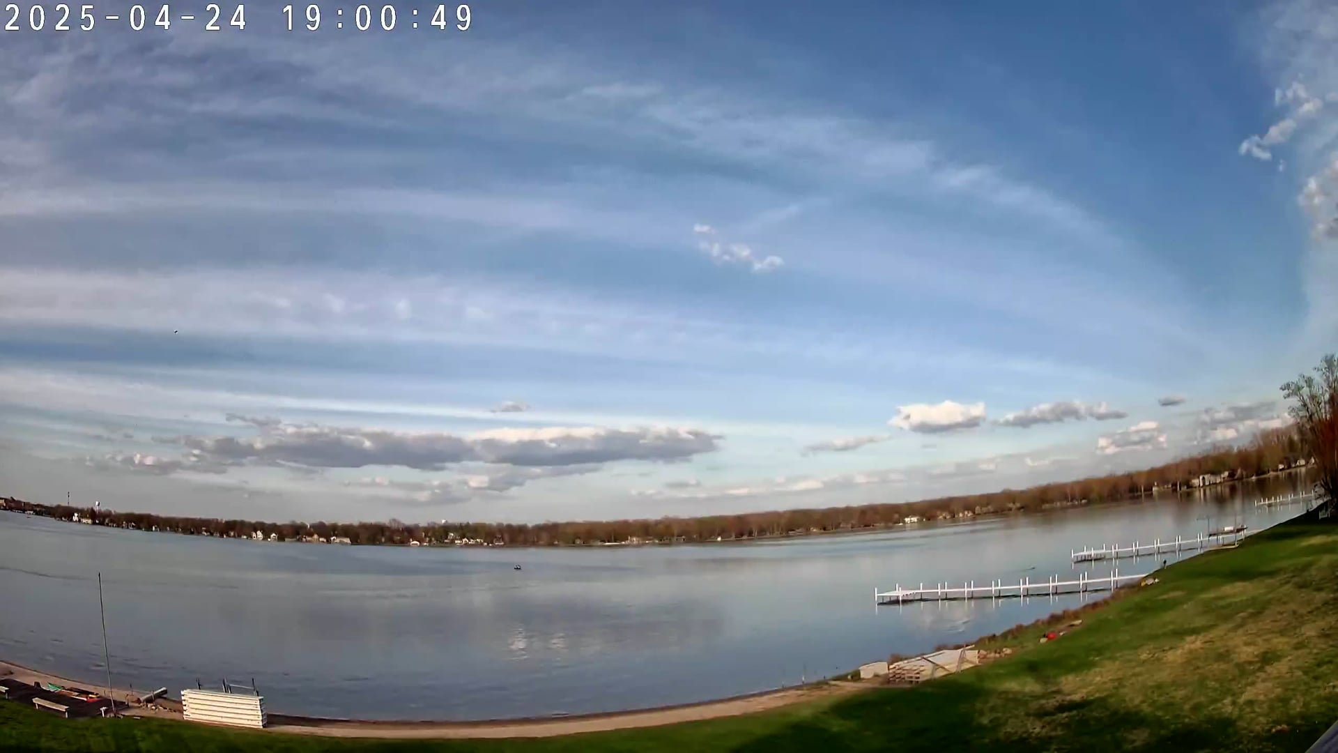 Winona Lake Sunset — April 24, 2025