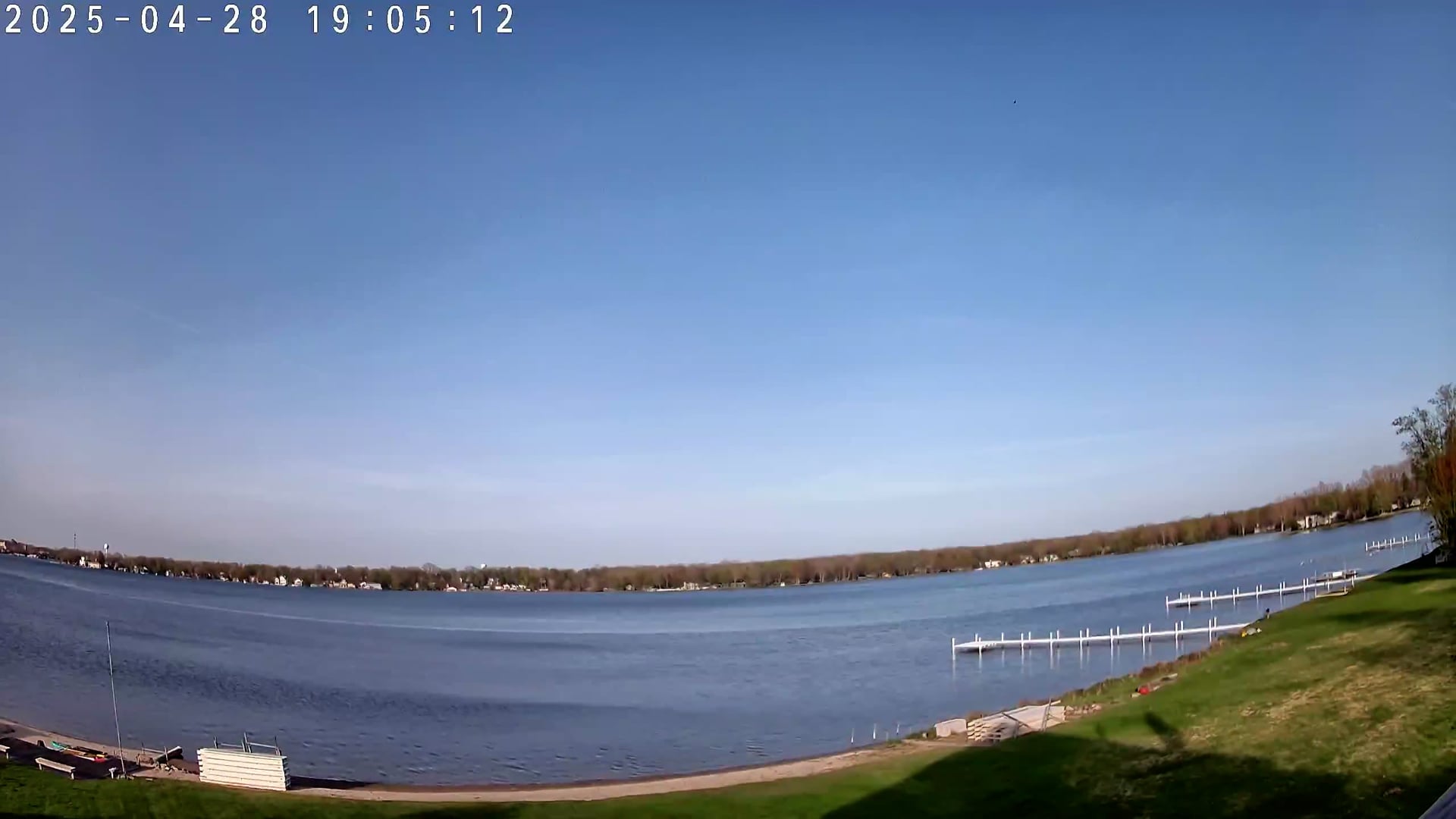 Winona Lake Sunset — April 28, 2025