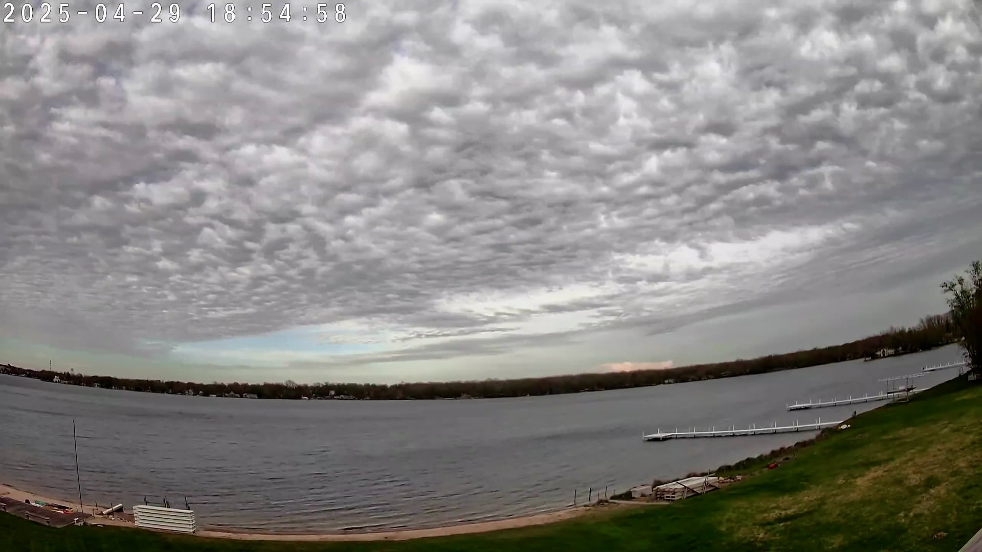 Winona Lake Sunset — April 29, 2025
