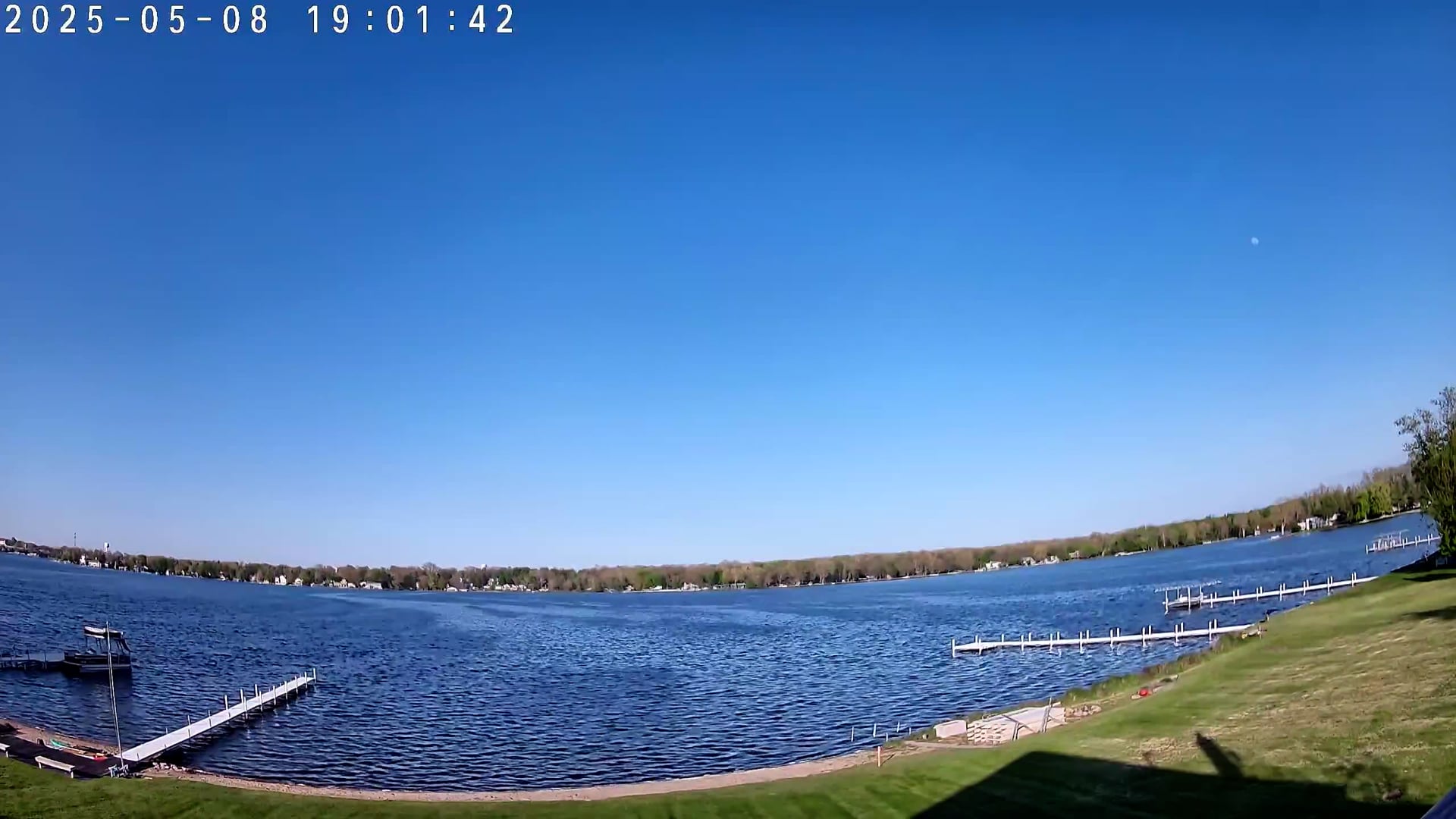 Winona Lake Sunset — May 8, 2025