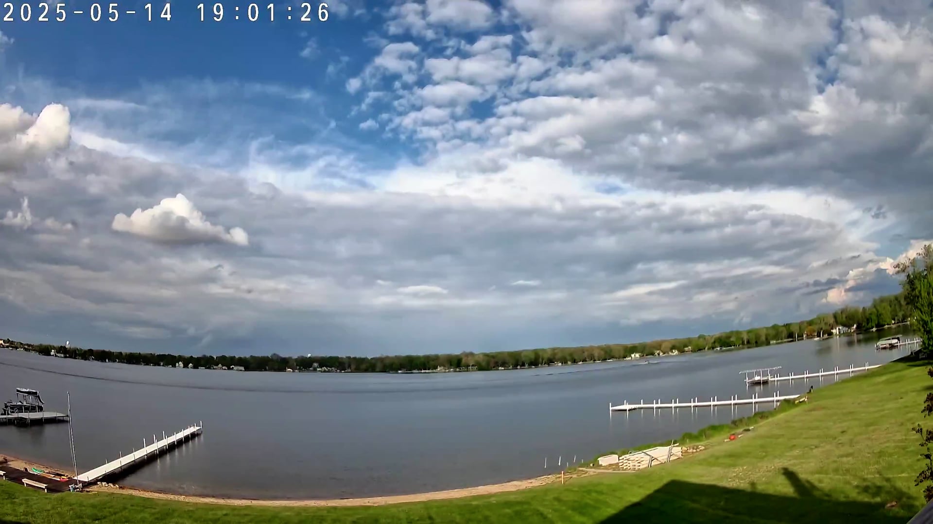 Winona Lake Sunset — May 14, 2025