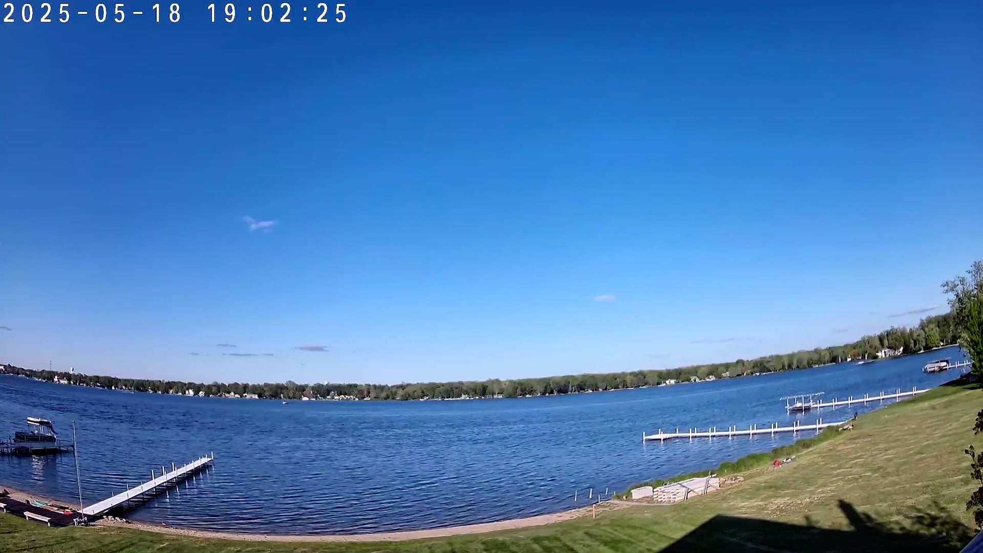 Winona Lake Sunset — May 18, 2025