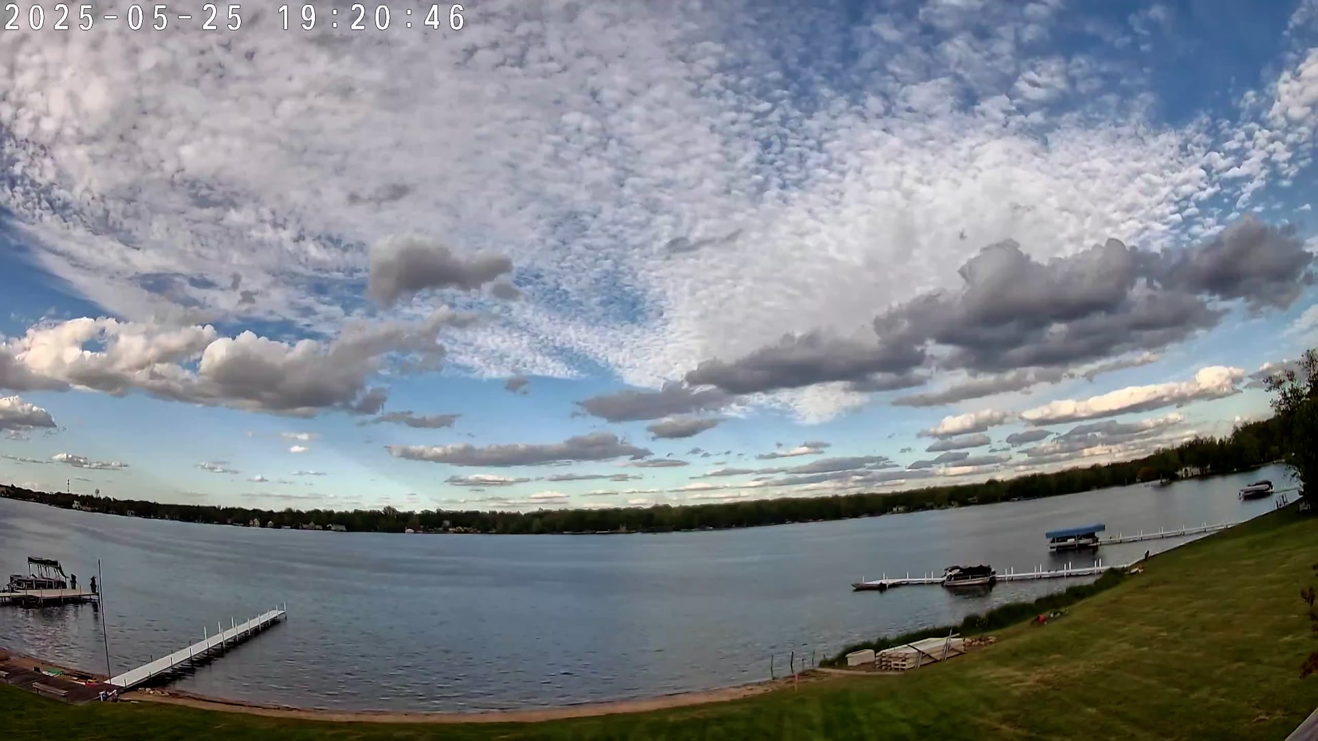 Winona Lake Sunset — May 25, 2025