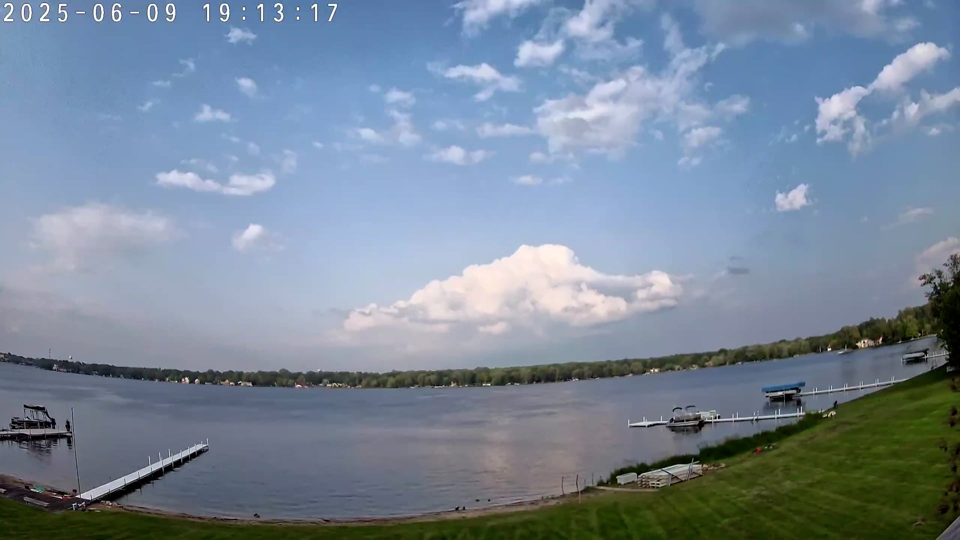 Winona Lake Sunset — June 9, 2025